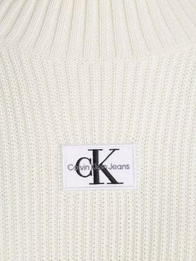 Calvin Klein Jeans Sweatkleid WOVEN LABEL LOOSE SWEATER DRESS