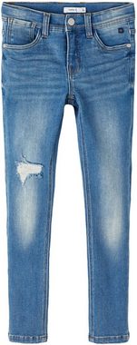 Name It Slim-fit-Jeans NKMTHEO XSLIM JEANS 1410-UR NOOS mit Destroyed Effekt