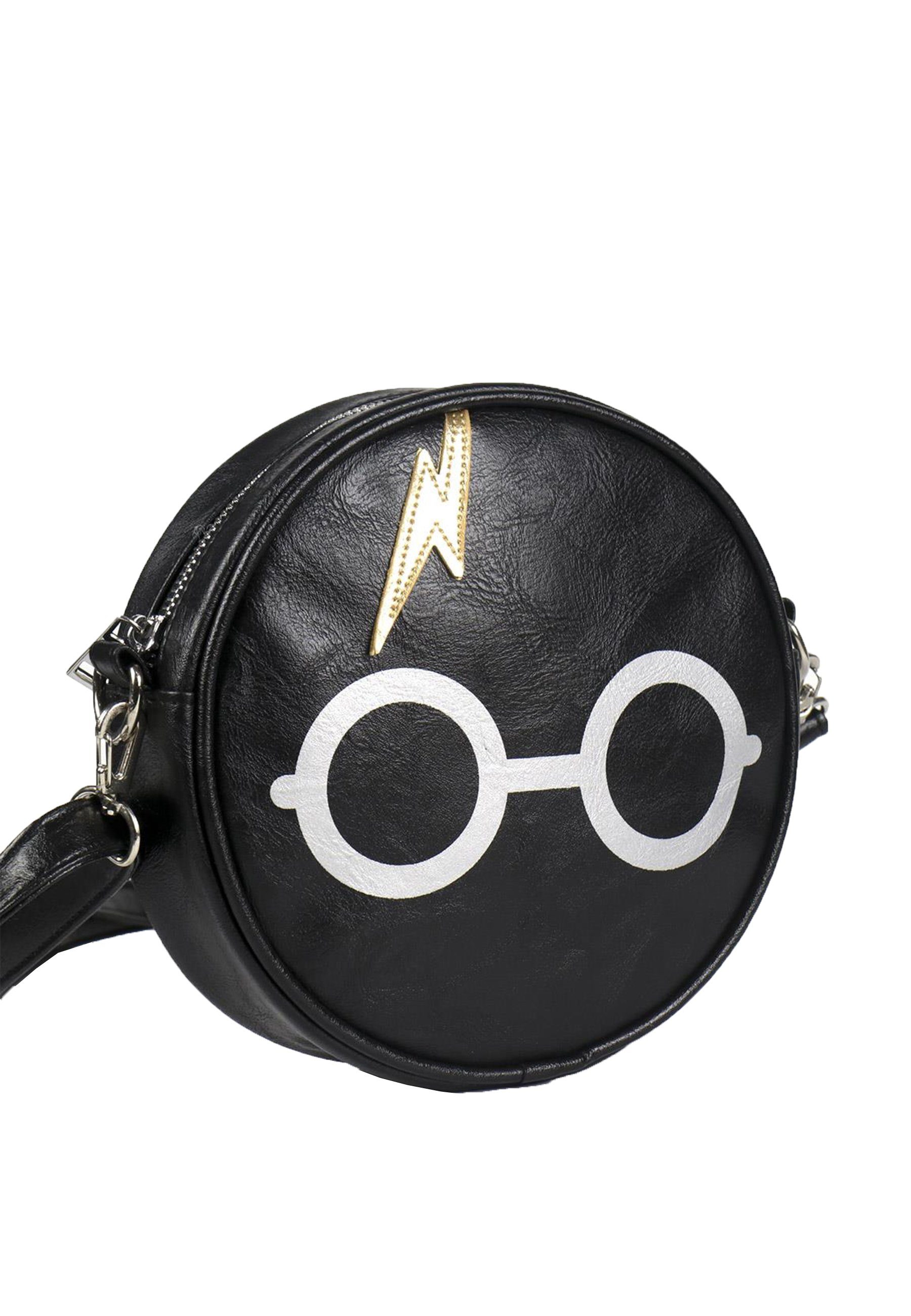 Harry Potter in Optik Handtasche Leder rund Clutch