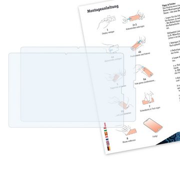 Bruni Schutzfolie Glasklare Displayschutzfolie für MediaPad M5 Pro, (2 Folien), praktisch unsichtbar