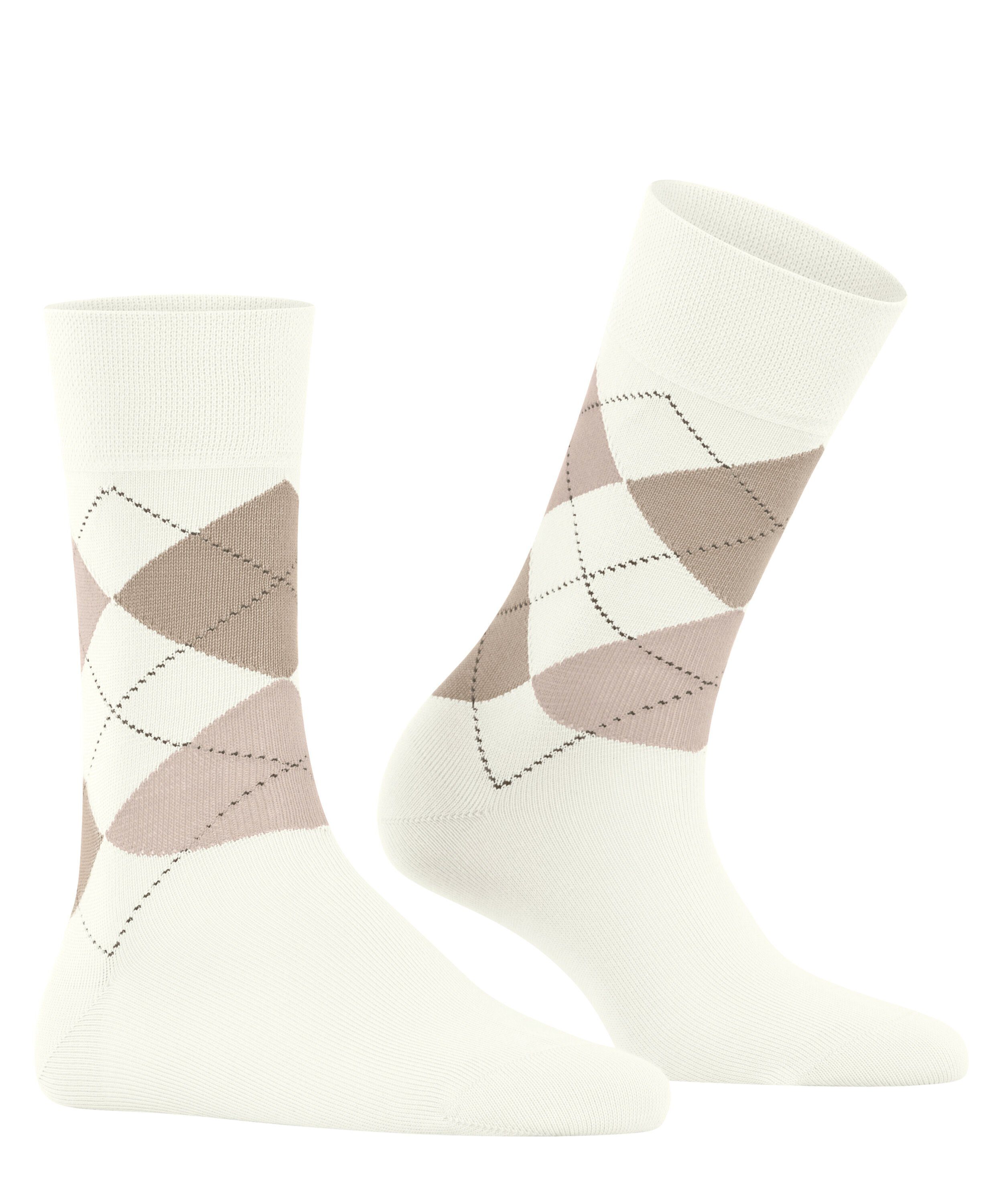 off-white FALKE (1-Paar) Socken Sensitive Argyle (2040)