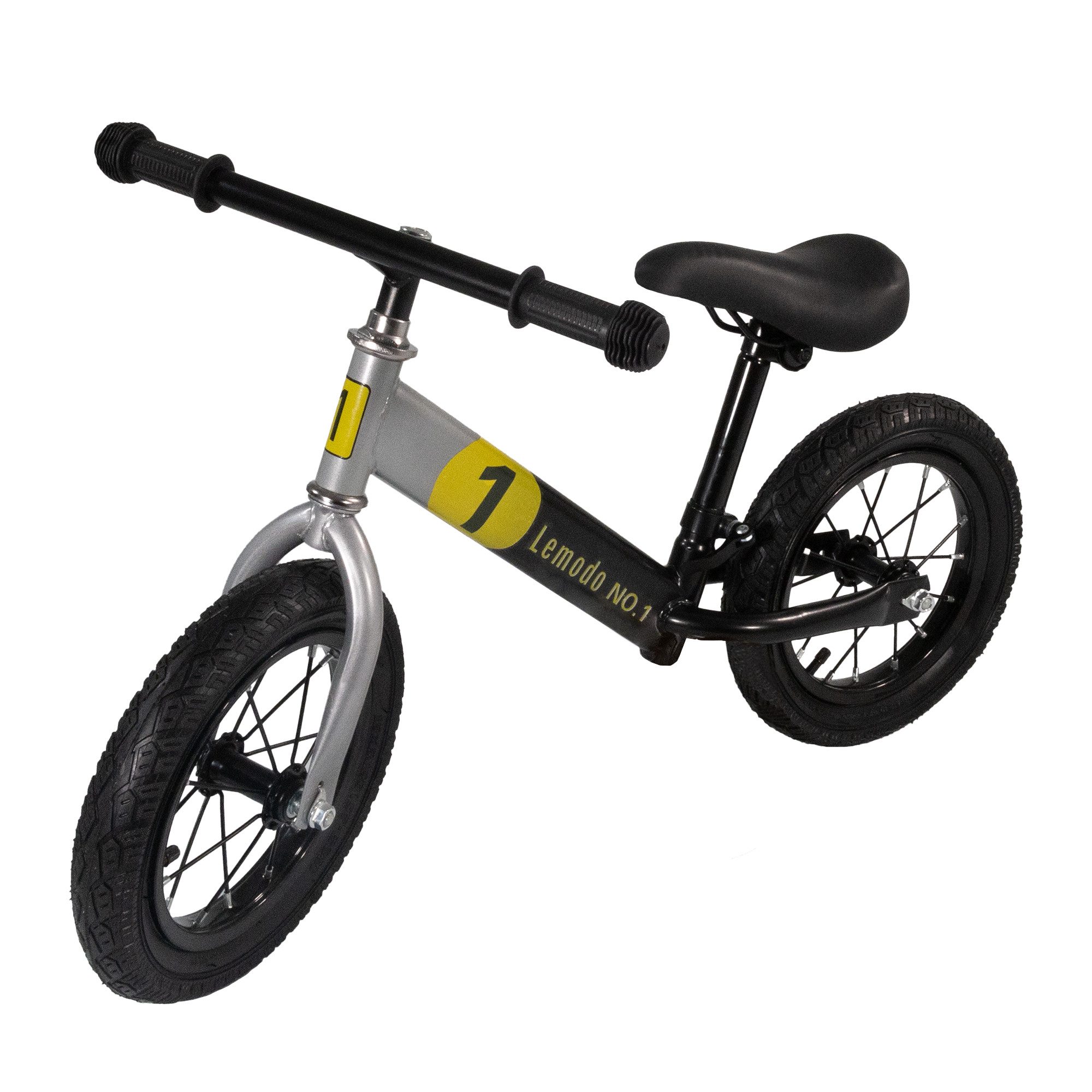 Lemodo Laufrad Lauflernrad mit 12 Zoll Lufträder, höhenverstellbares Balance Bike 12 Zoll, für Kinder von 2-7 Jahren geeignet