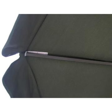 DOTMALL Sonnenschirm mit Kurbel Sonnenschutz wetterbeständig,AluminiumØ 500 cm Grün