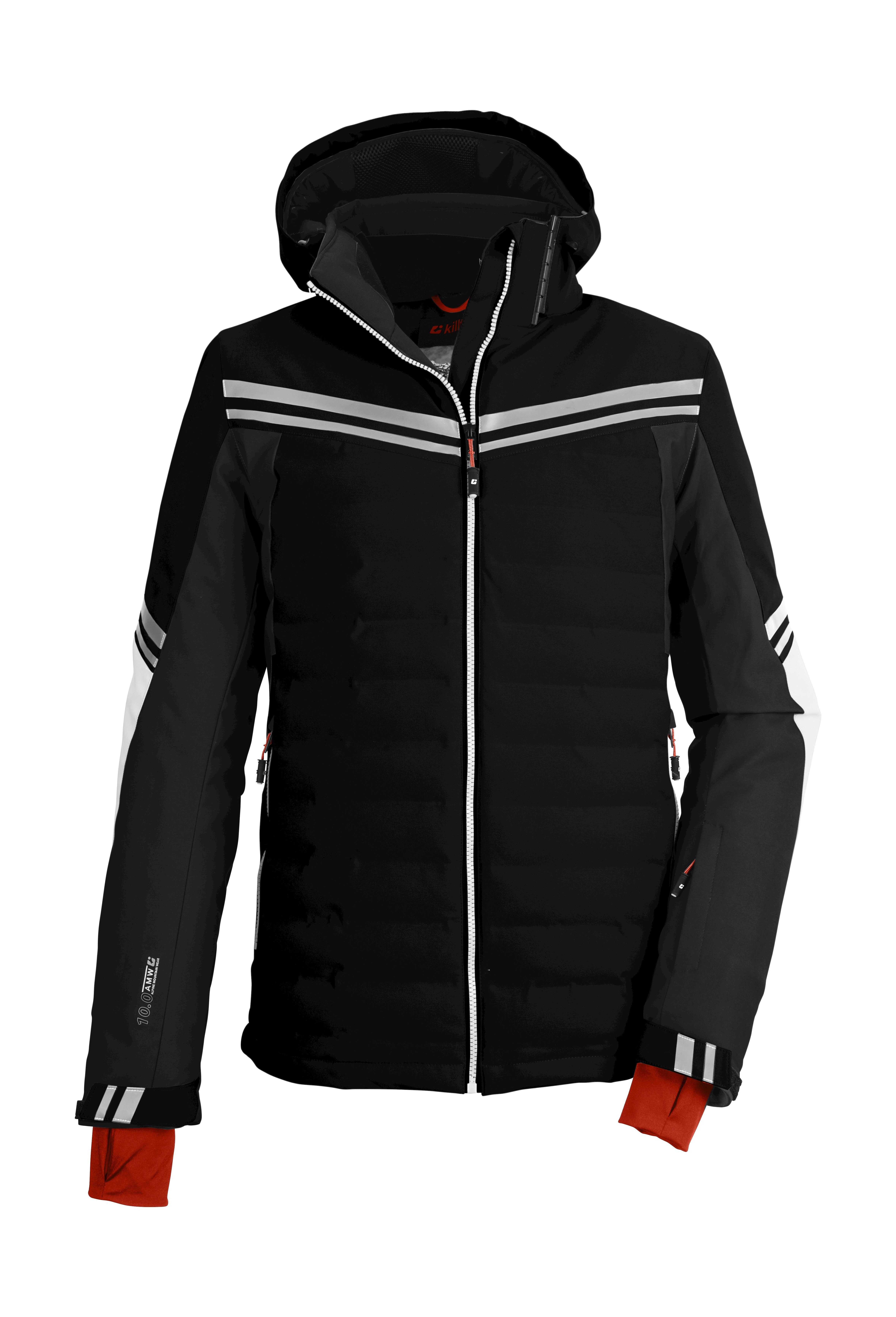 Killtec Skijacke KSW 73 MN SKI JCKT Skijacke: Hybridoptik, atmungsaktiv, 10.000 mm Wassersäule, Schneefang