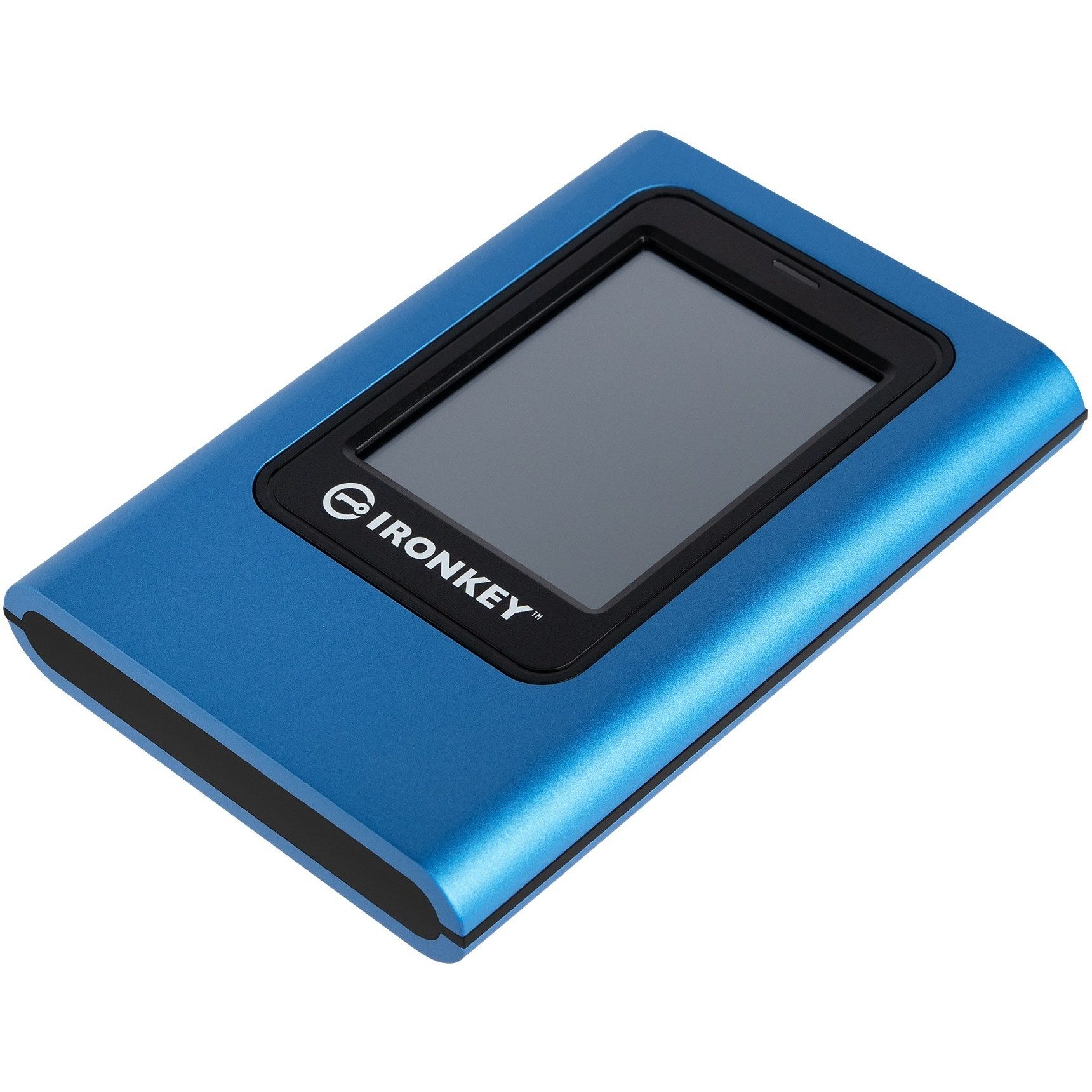 Kingston IronKey VP80 960GB Portable USB-C mobile externe SSD (960 GB) 250 MB/S Lesegeschwindigkeit, 250 MB/S Schreibgeschwindigkeit, AES 256-Bit XTS, Touchscreen, Multi-PIN, Brute-Force Schutz