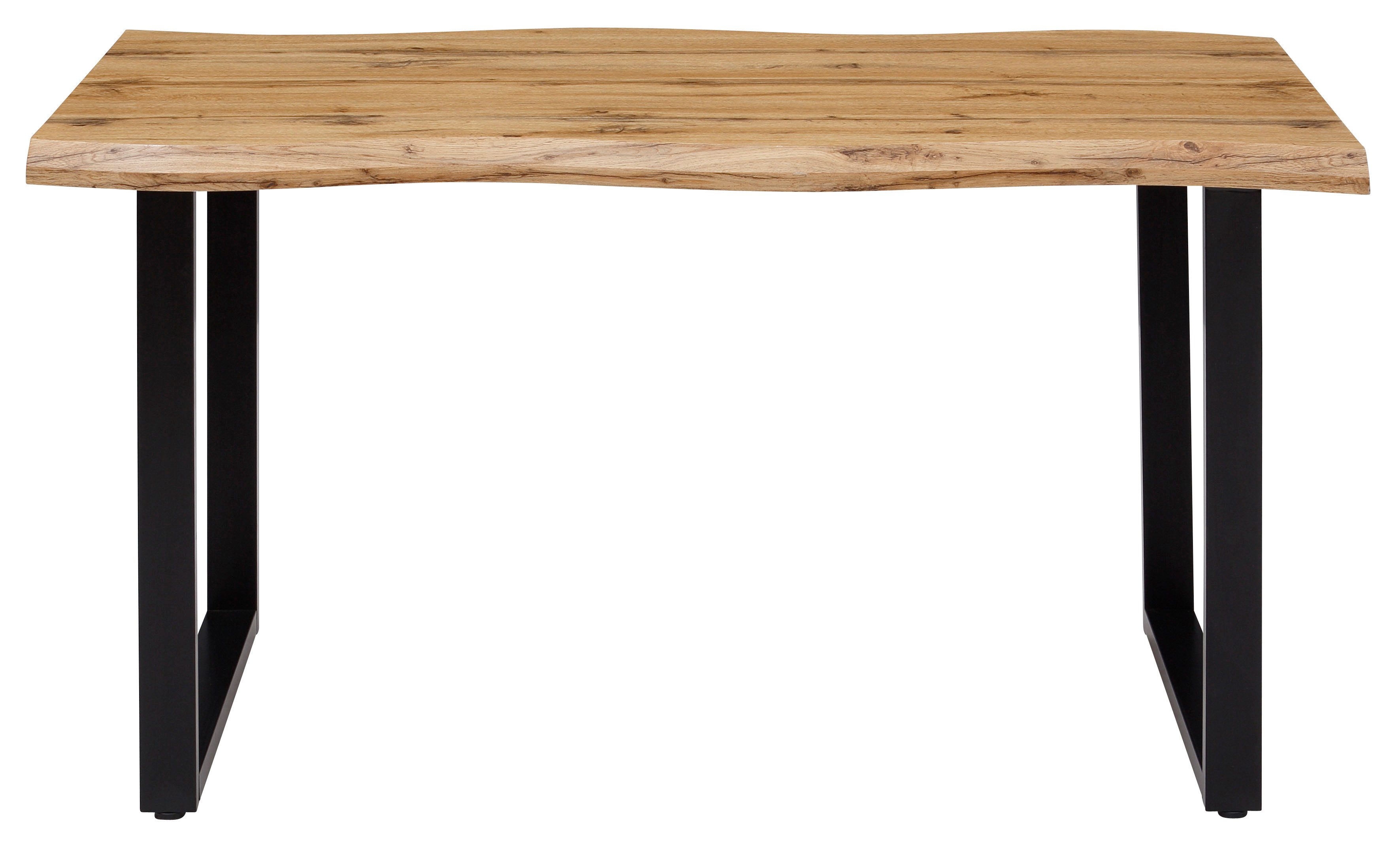 HELA Essgruppe GISELLE Esszimmer, Essgruppe, Sitzgruppe TOPSELLER!, (Set, 5-tlg., 5er Set, Tisch plus 4 Stühle), Esstisch U-Gestell Metall, Tischplatte mit Baumkante, OTTOs Choice