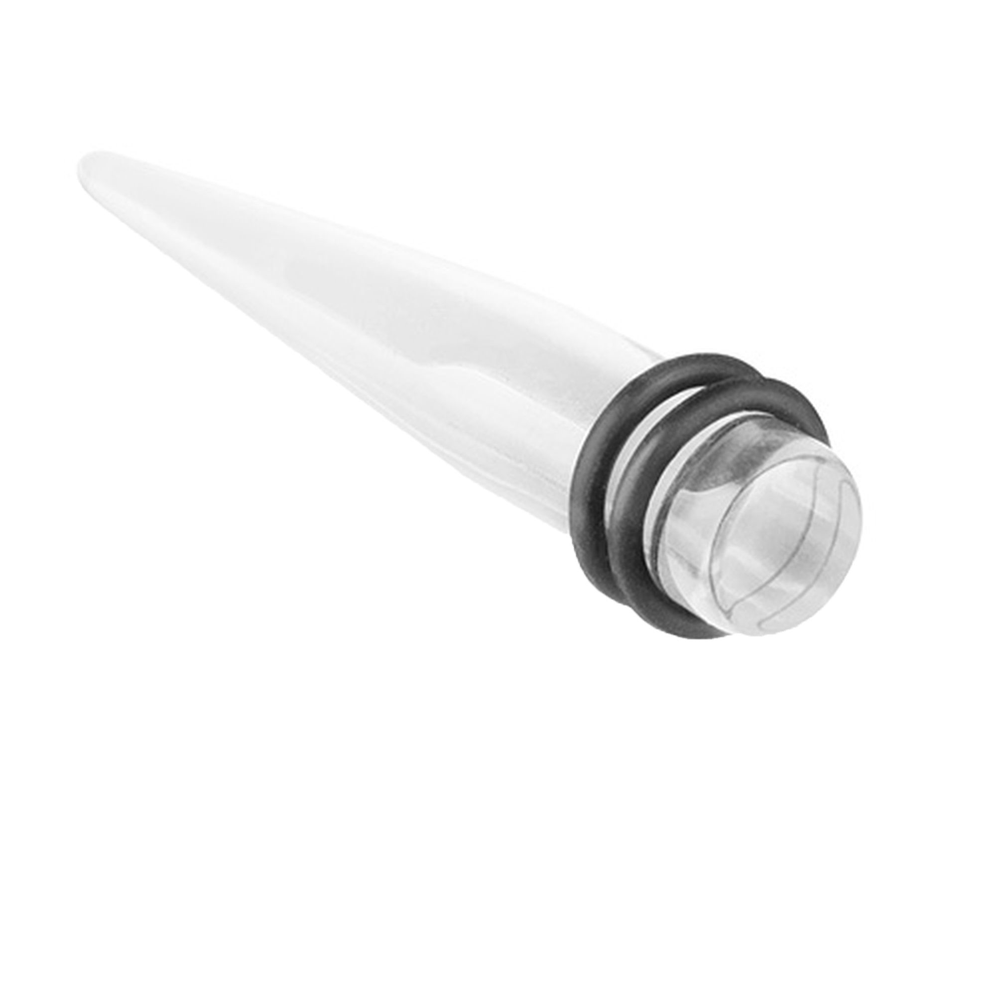 Dehnungsstab Piercing Expander Stab Ohr Dehnstäbe Kunststoff Clear