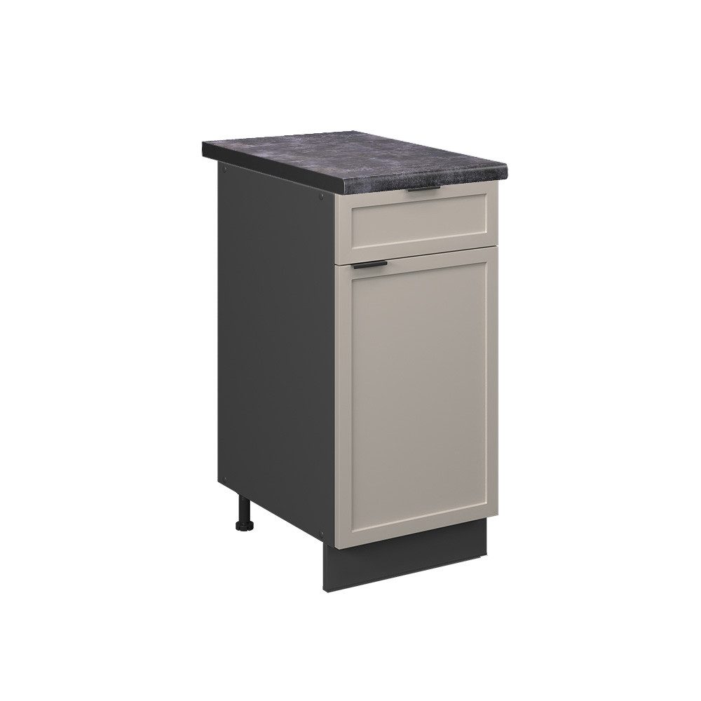 Vicco Unterschrank Fame-Line, GrauBeige/Anthrazit, 40 cm, günstig online kaufen