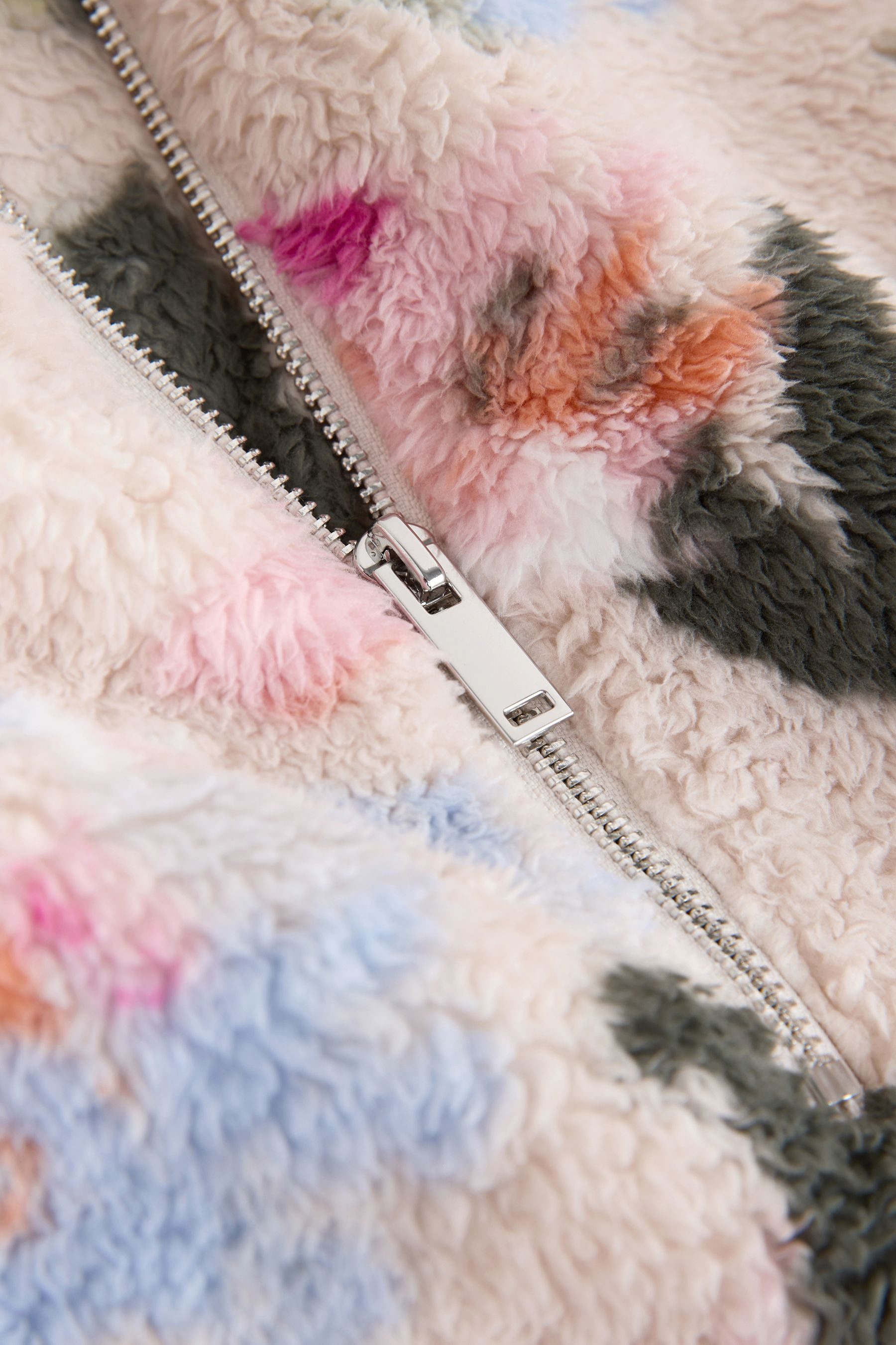 Next Fleecejacke Borg-Fleece mit halben Reißverschluss (1-St) günstig online kaufen