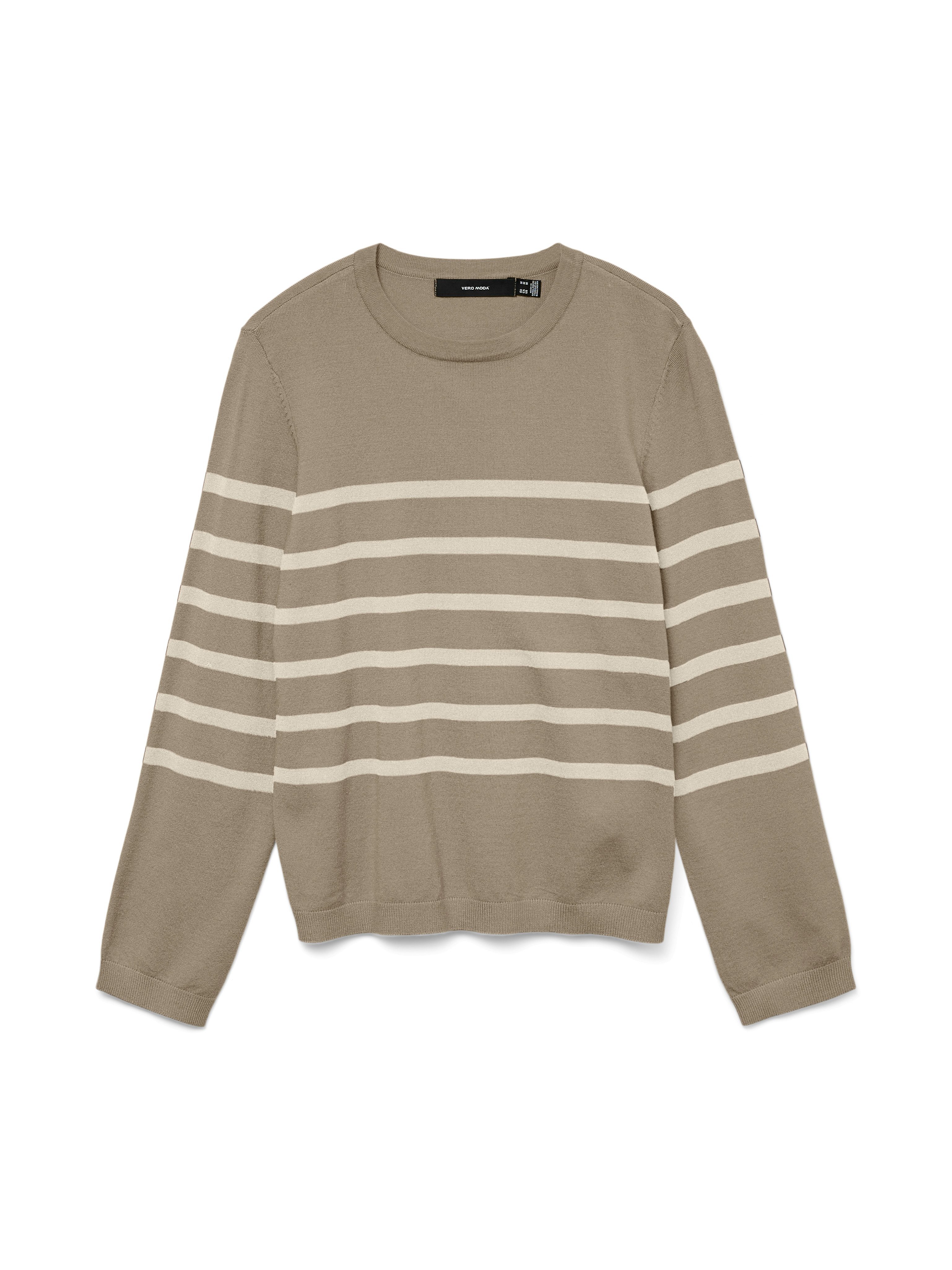 Rundhalspullover VMSABA PLAIN LS O-NECK PULLOVER GA NOOS