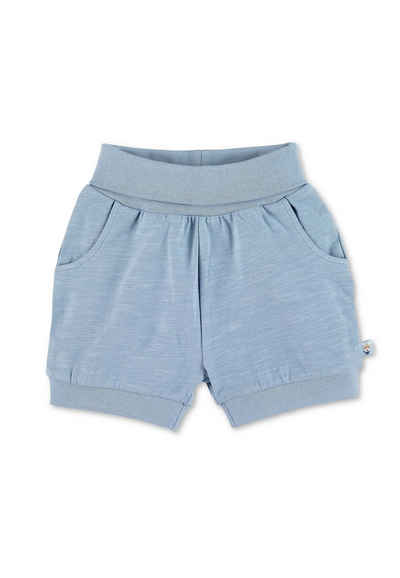 Sterntaler® Shorts GOTS Hose kurz Emmi (1-tlg., GOTS Babyhose kurz, Pumphose Kinder mit Bündchen am Beinabschluss) Stoffose Baby aus Flammgarn, Shorts Baby unifarbend