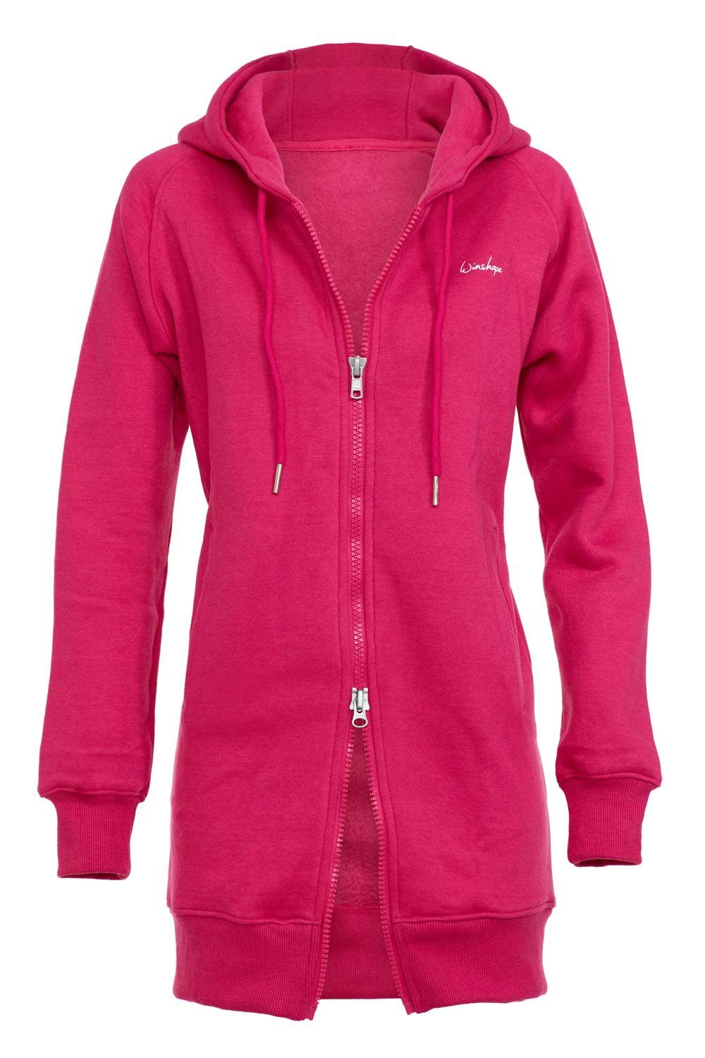 Street Winshape Trainingsjacke pink deep J006 Style Hoodie-Jacke
