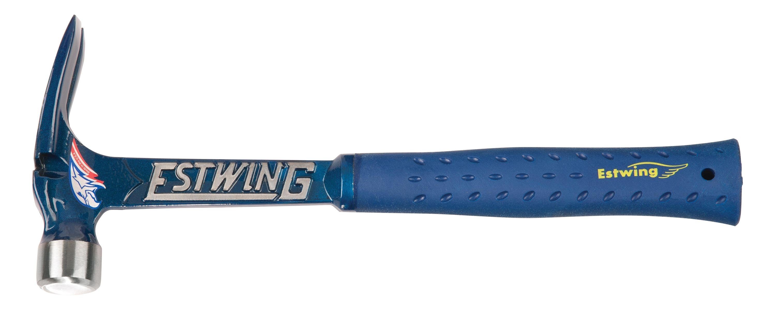 Estwing Hammer Estwing E6-15SR 420gr. Kopfgewicht Vinylgriff Klauenhammer Ultra blauer