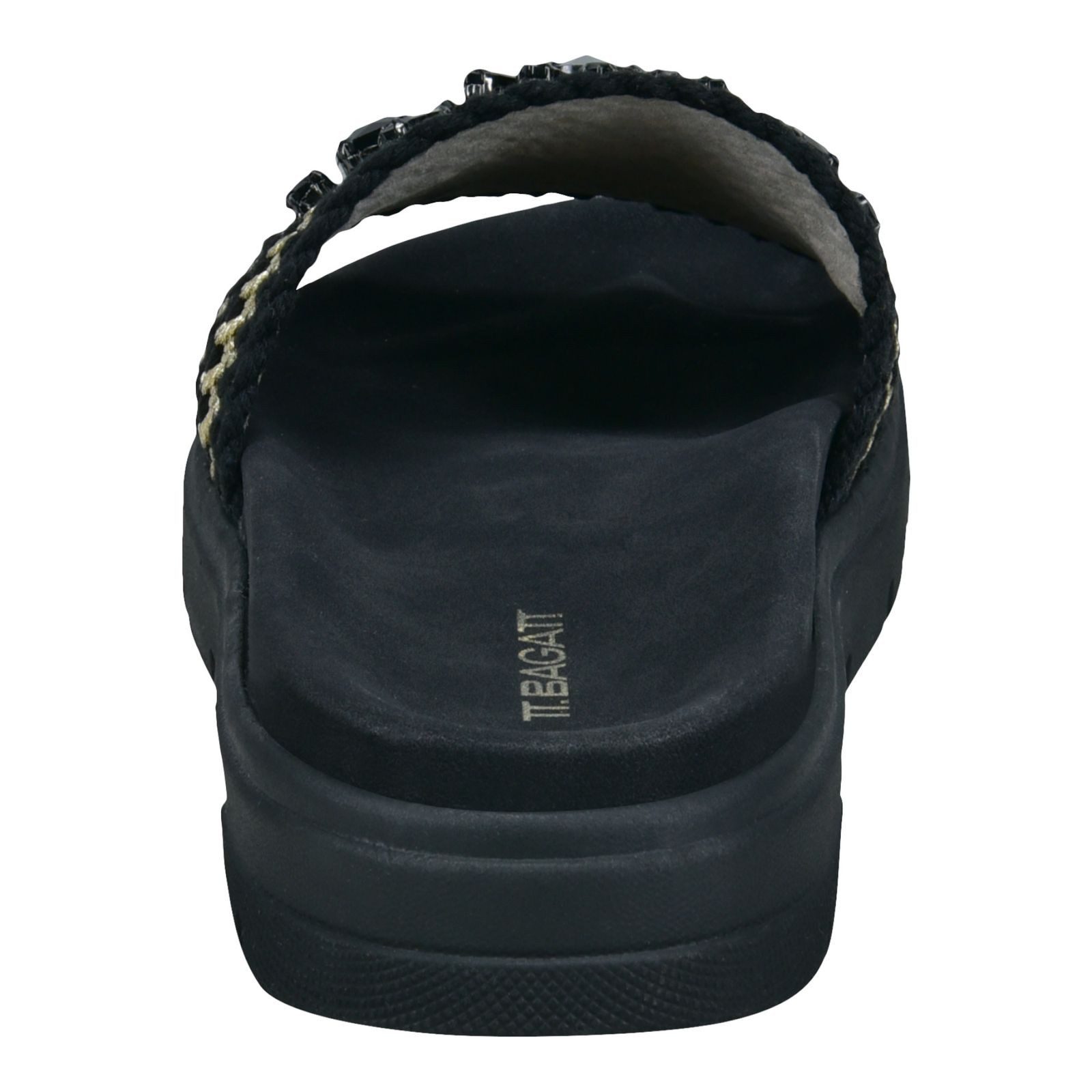 BAGATT BAGATT Damen Pantolette D31-AK794-6900-1051 black/gold Clog