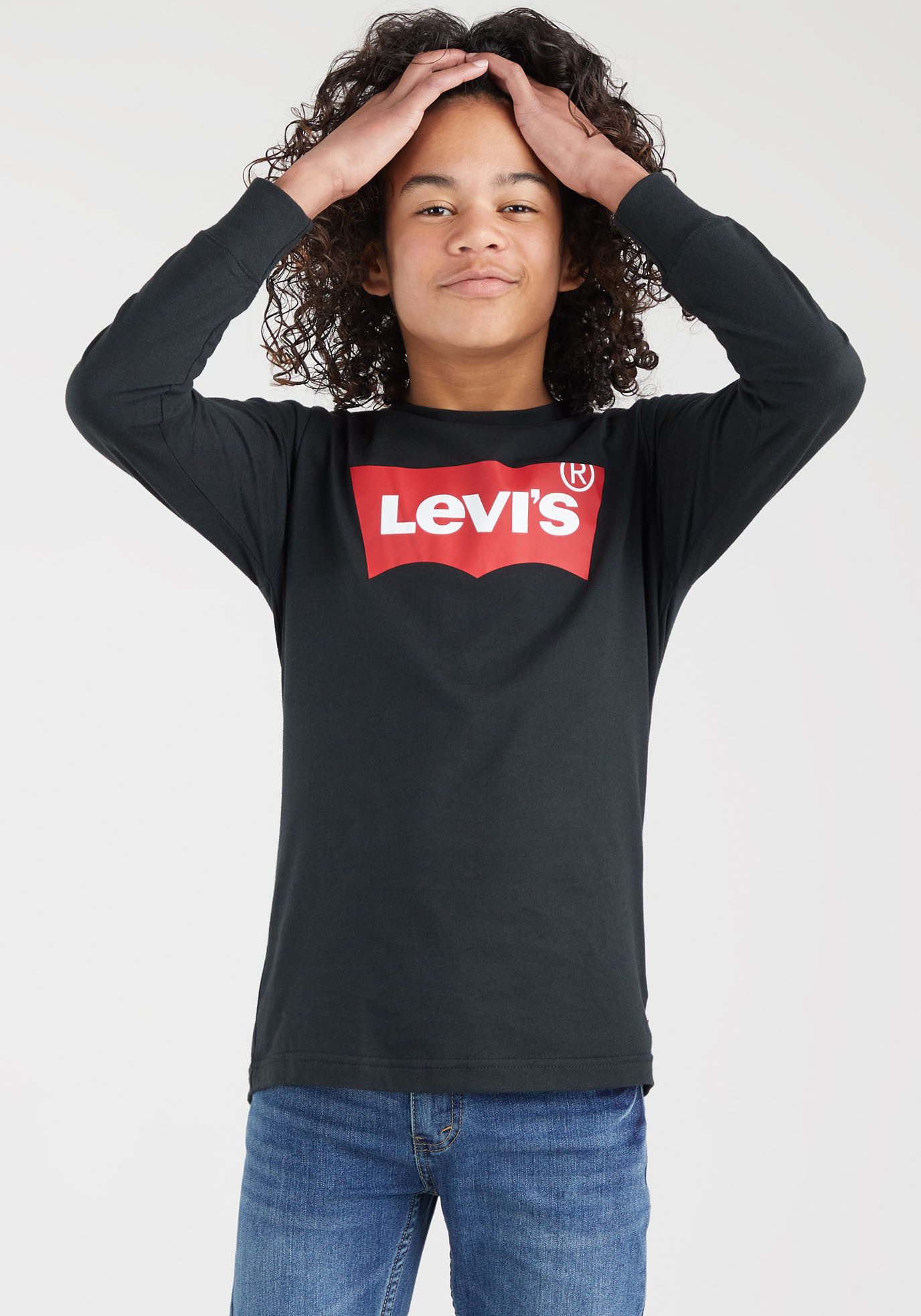 Levi's® Kids Langarmshirt L/S BATWING TEE mit Logo Print for BOYS