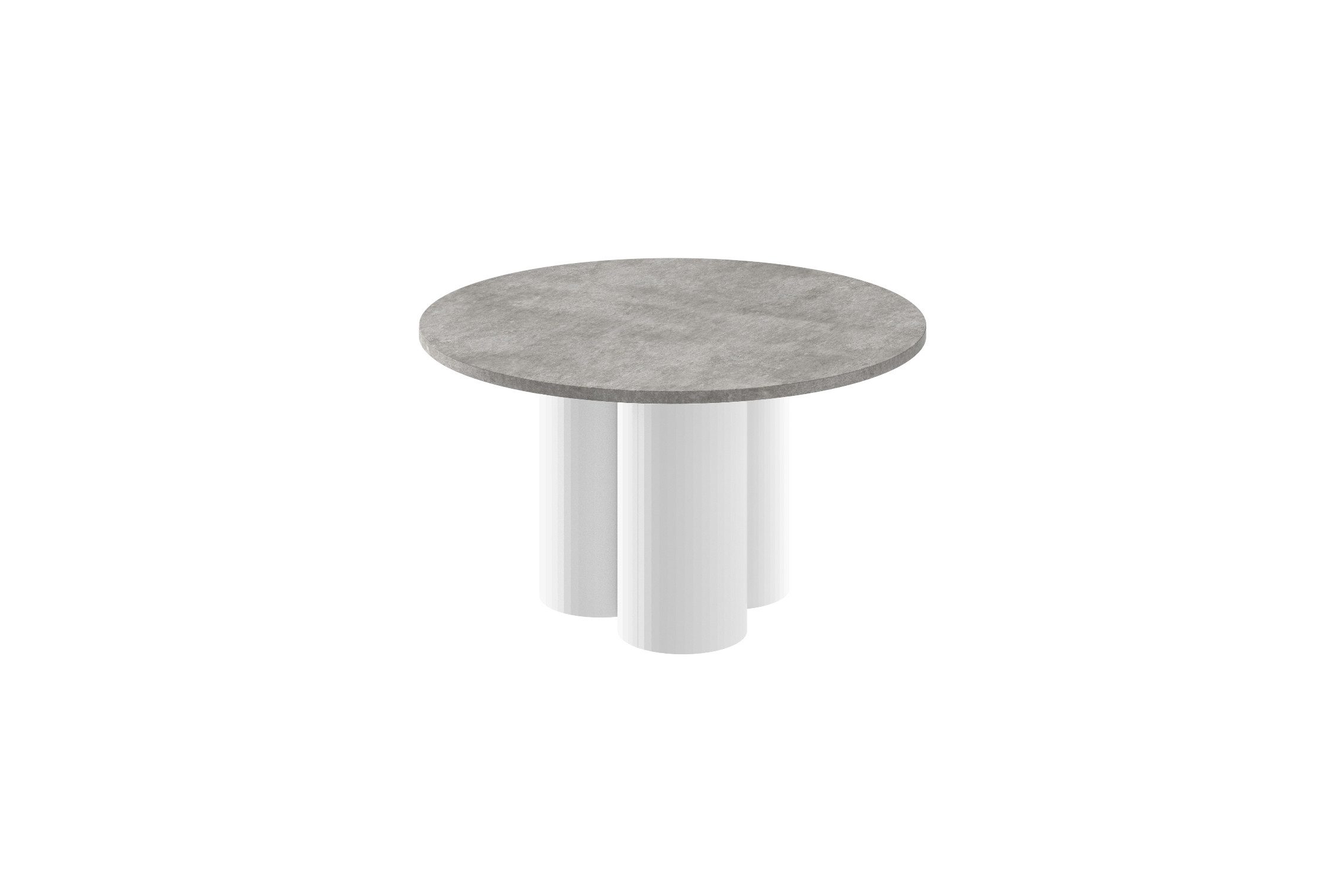 designimpex Couchtisch Design Couchtisch HRE-222 rund Hochglanz Wohnzimmer Tisch 80 x 50 cm