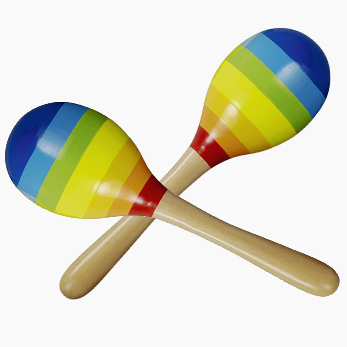 Spielzeug-Musikinstrument Maracas 2er Set