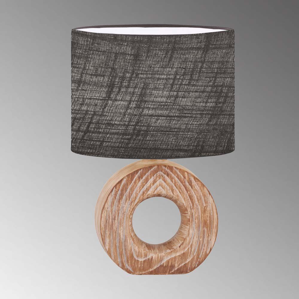etc-shop LED Tischleuchte, Tischleuchte Beistelllampe Schlafzimmerlampe Nachttischlampe Keramik