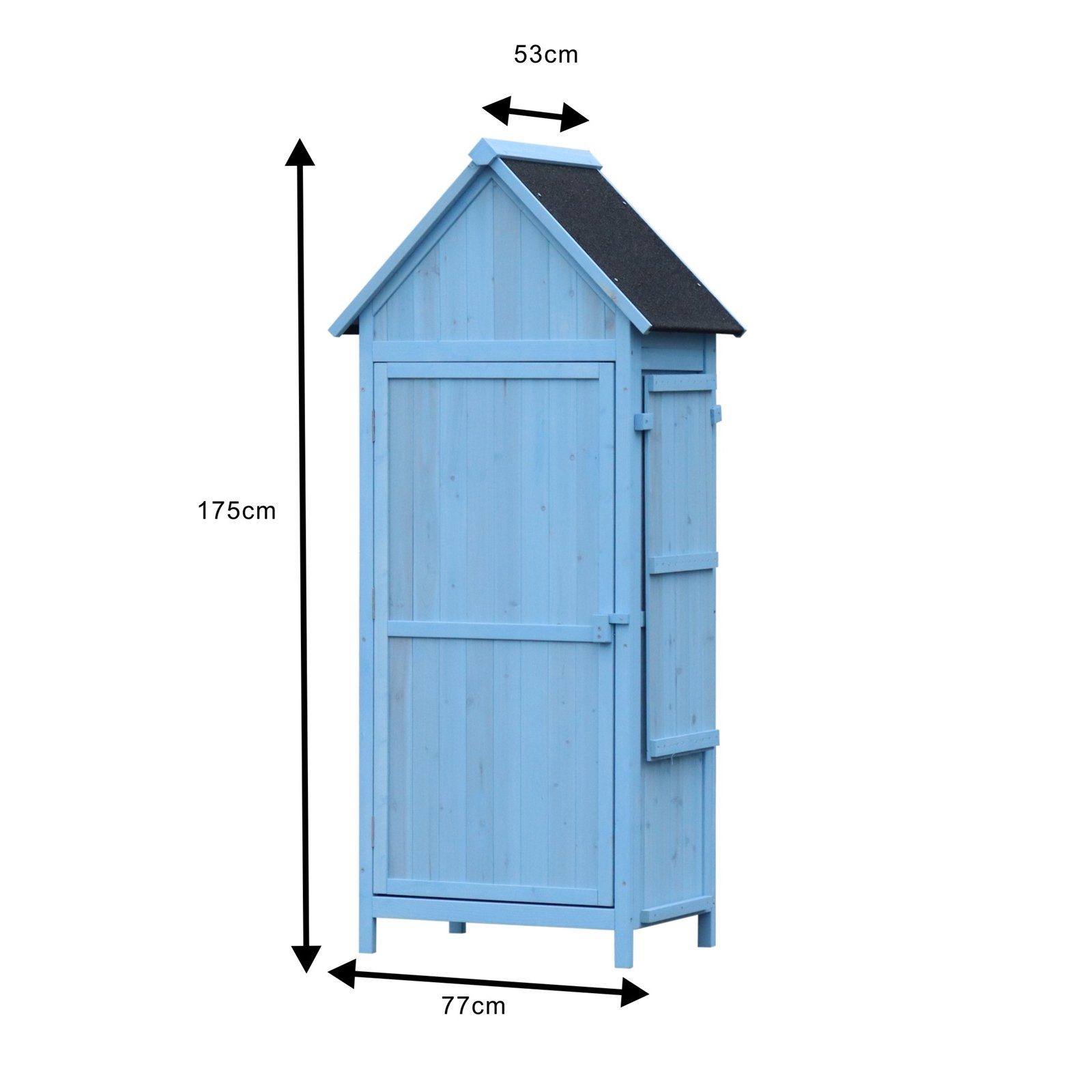 HTI-Living Garten-Geräteschrank Geräteschrank Wanda, BxT: 77x53 günstig online kaufen