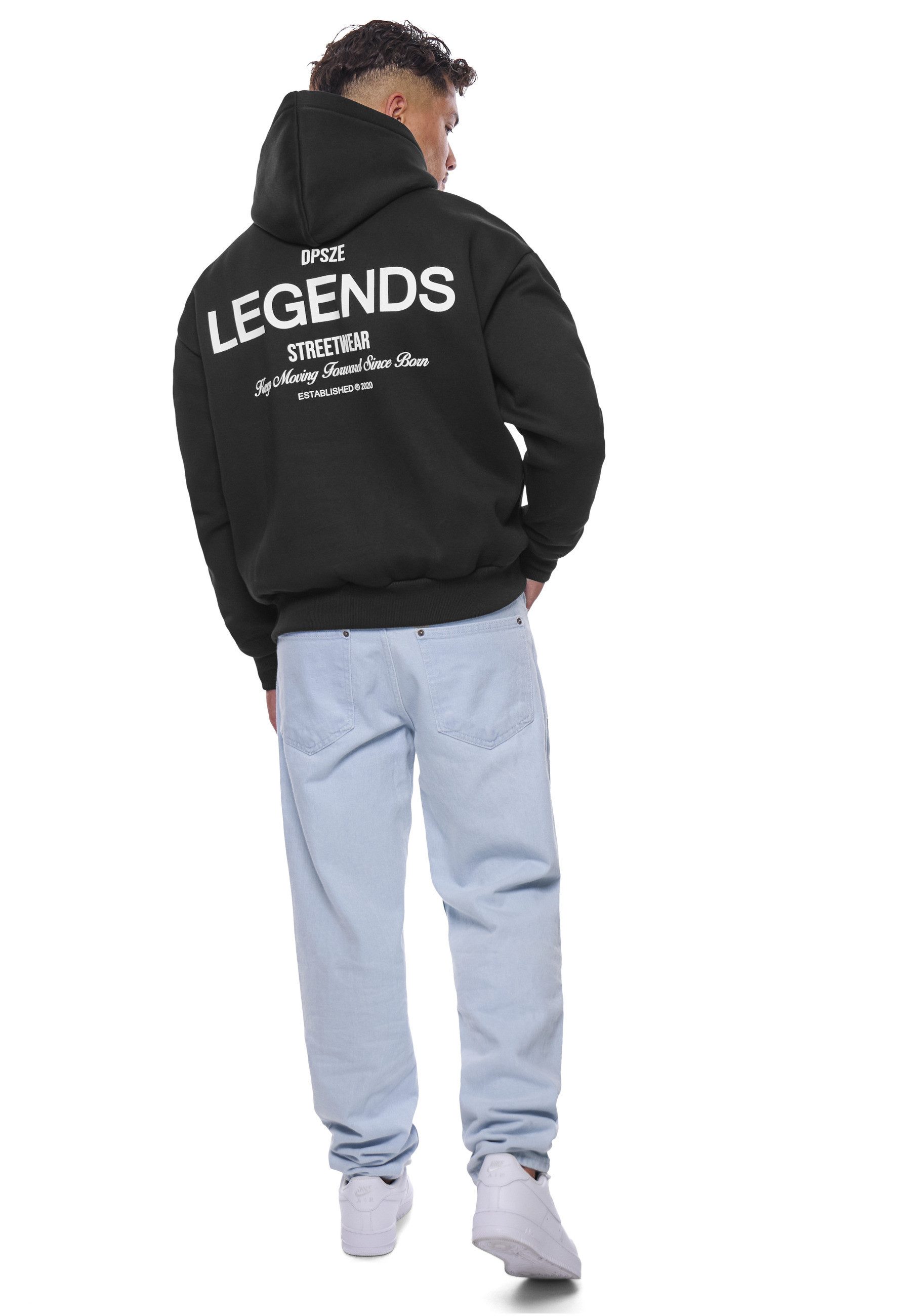 Dropsize Kapuzenpullover Dropsize HEAVY OVERSIZE KEEP MOVING HOODIE (1-tlg)