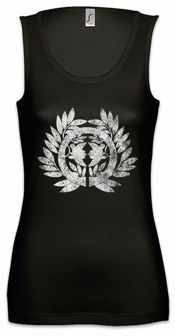 Tanktop Date Clan Mon Ärmelloses Damen T-Shirt Shogun Samurai Ninja Shogunat
