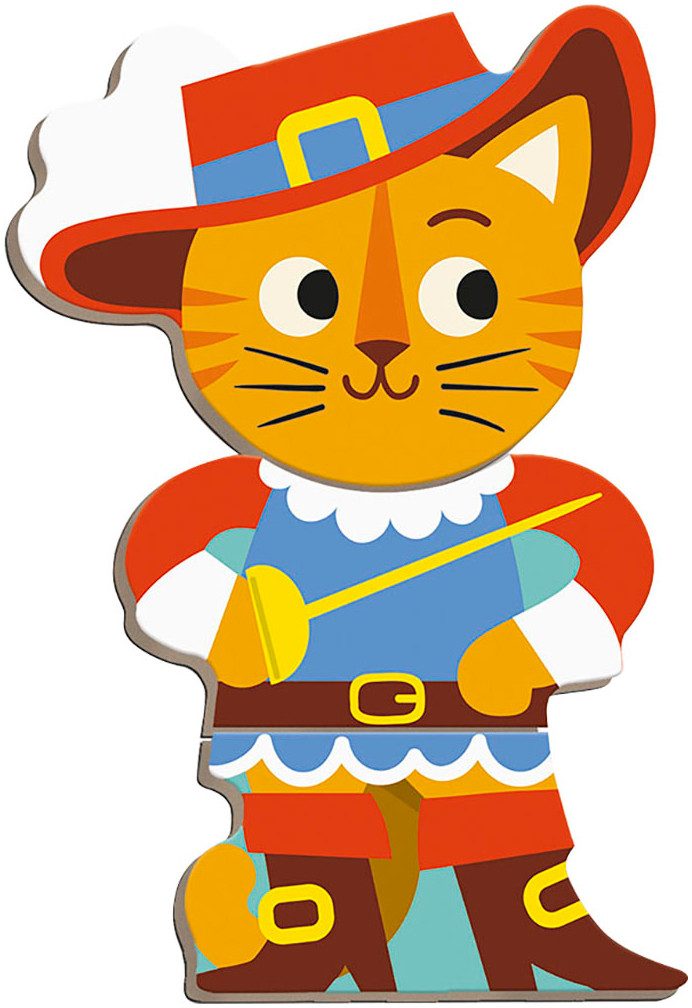 Janod Lernspielzeug Magnetbuch - Märchen, FSC® - schützt Wald