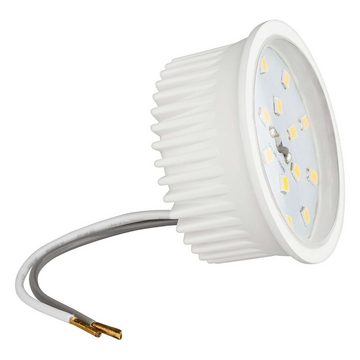 SEBSON LED-Leuchtmittel LED Modul 5W ultra flach ø50x26mm Einbaustrahler 230V  4er Pack