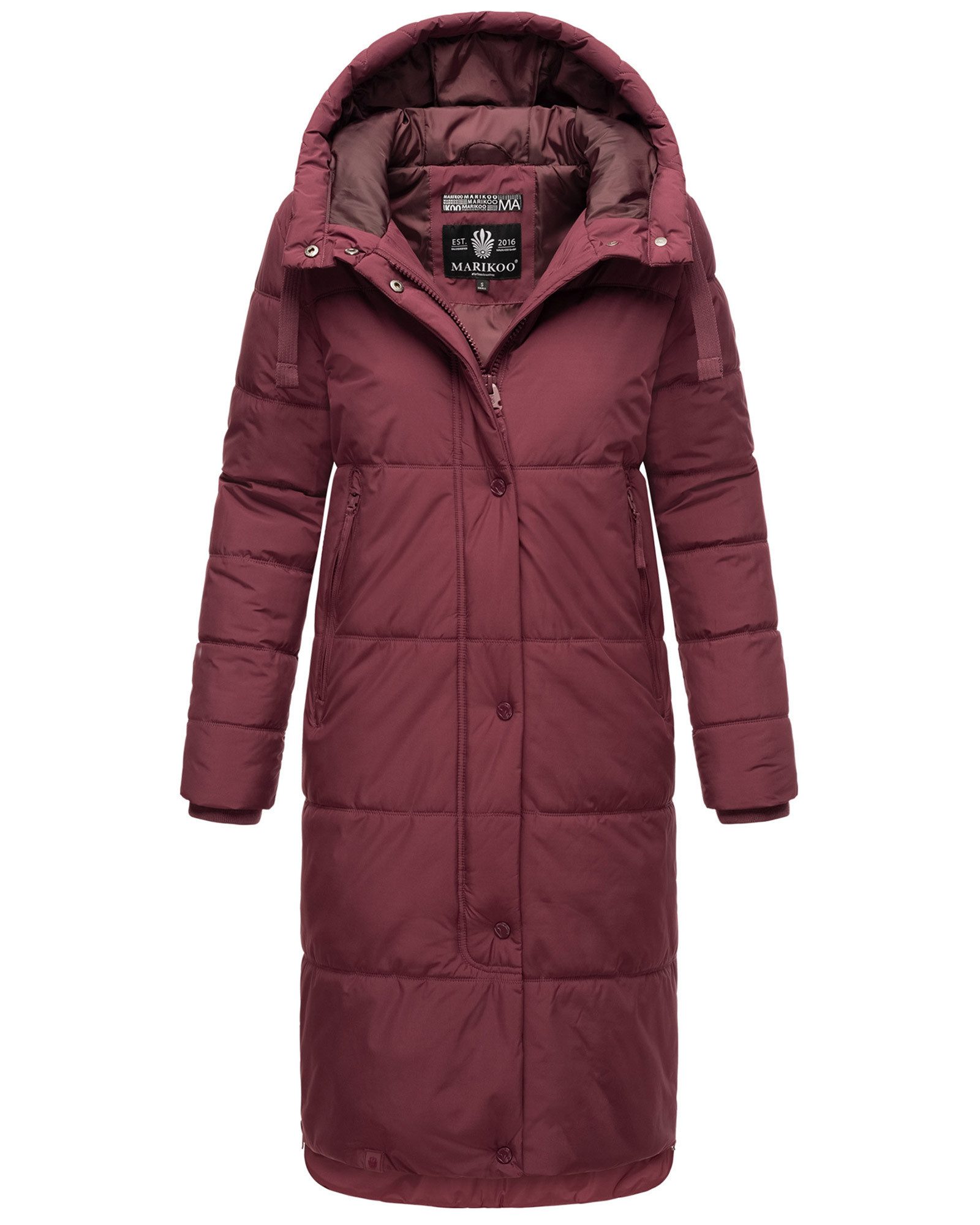 Marikoo Winterjacke Soranaa langer Winter Mantel günstig online kaufen
