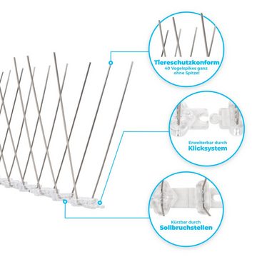 Karat Vogelabwehr-Windspiel Vogelabwehr Spikes