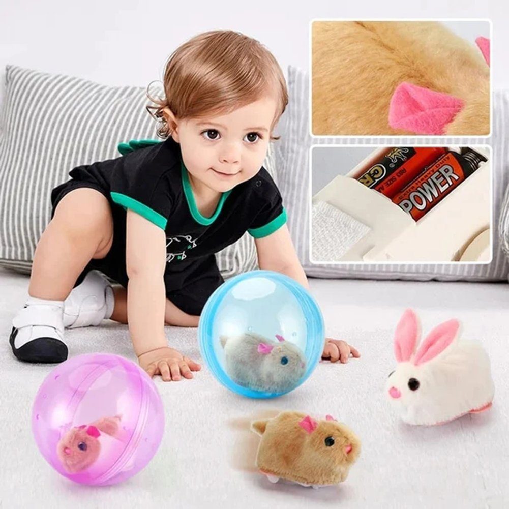 Kleinkinder-Krabbel-Roll-Ball, pink ball Hamster-Laufball-Spielzeug, D Spielball Blusmart Lustiges Spielball