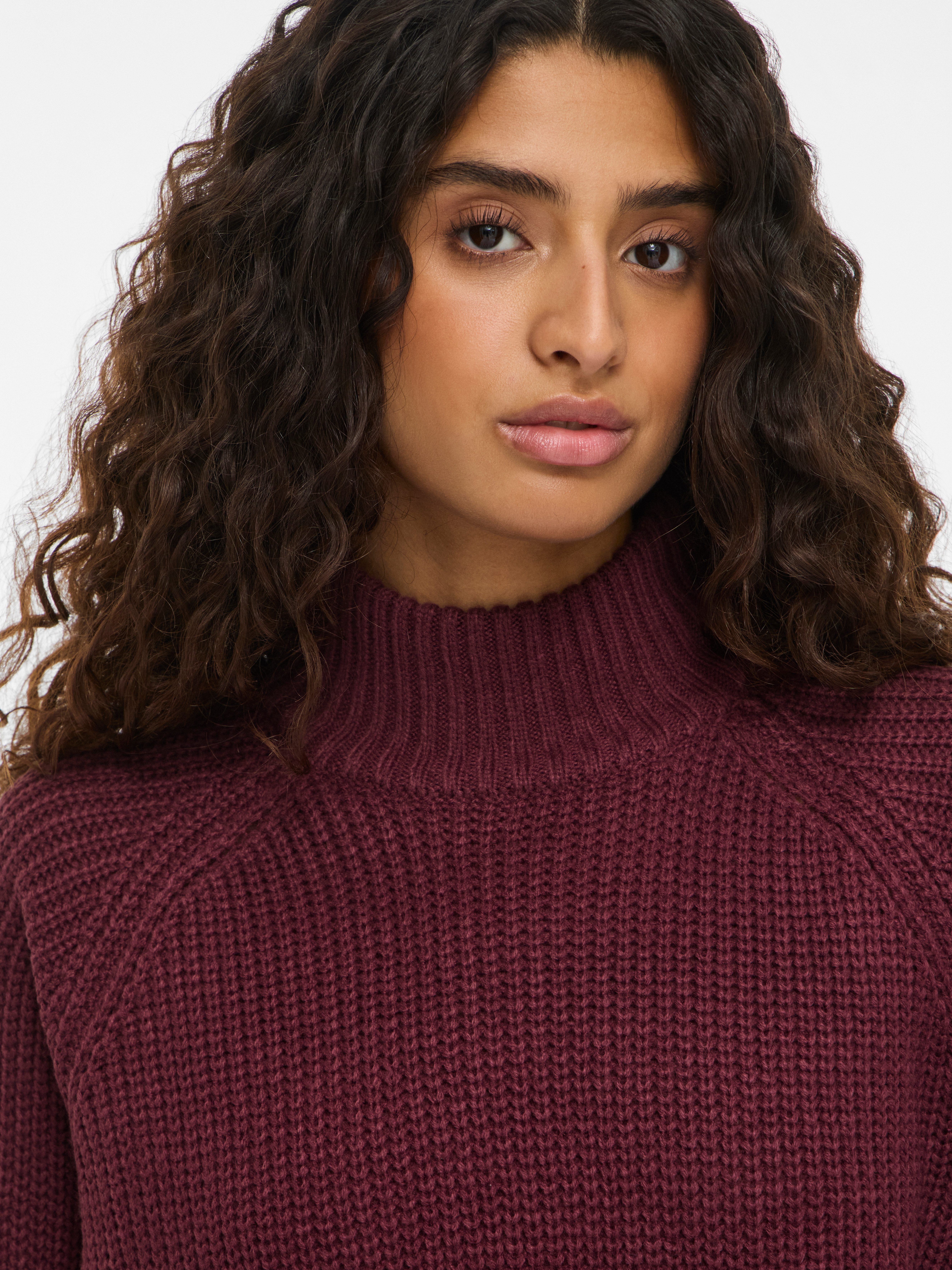 Noisy may Strickkleid NMTIMMY L/S KNIT DRESS NOOS Kunstfaser, relaxed fit von Noisy May