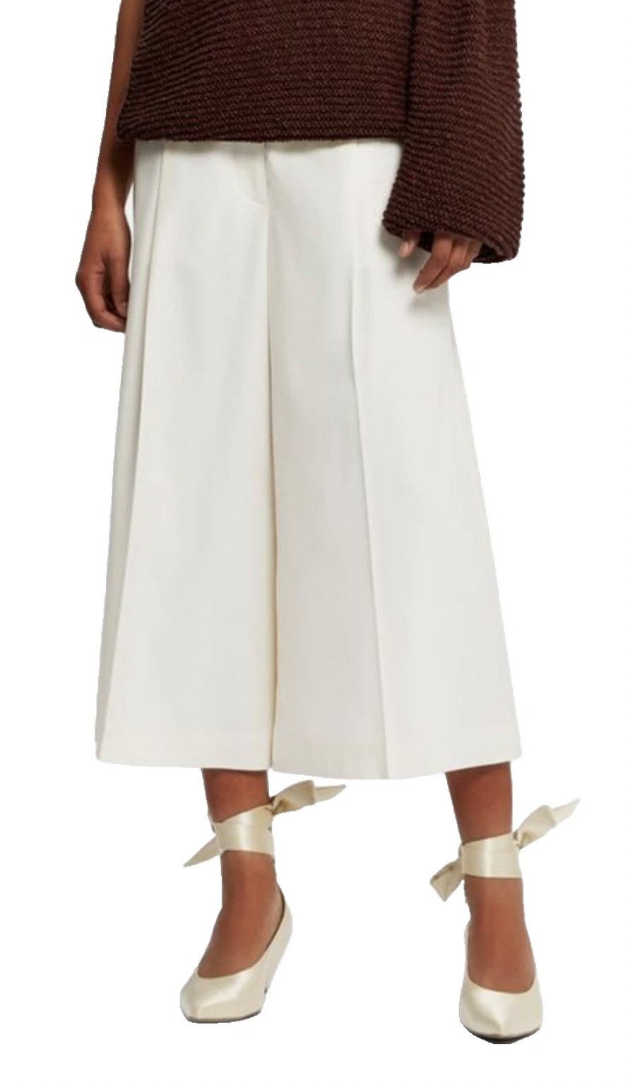 Stella McCartney Satin Schuhe mit Schleifenbindung – Vegan & Made in Italy Pumps Wickelriemen mit Schleifenverschluss am Knöchel