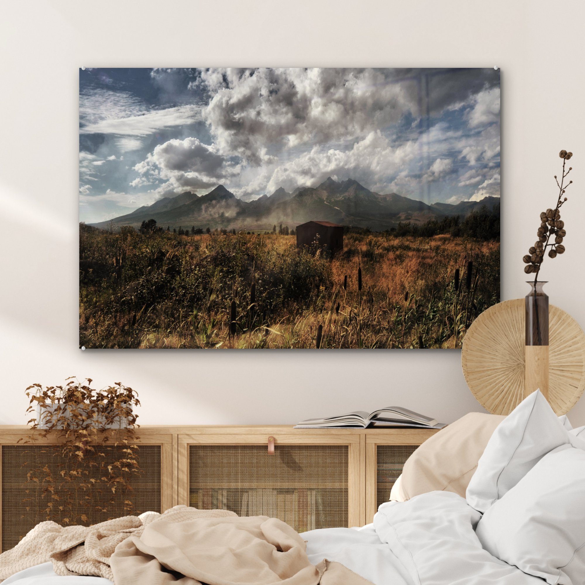 St), Acrylglasbild Tatra-Gebirge Schlafzimmer der in (1 Slowakei, MuchoWow & Acrylglasbilder Wohnzimmer