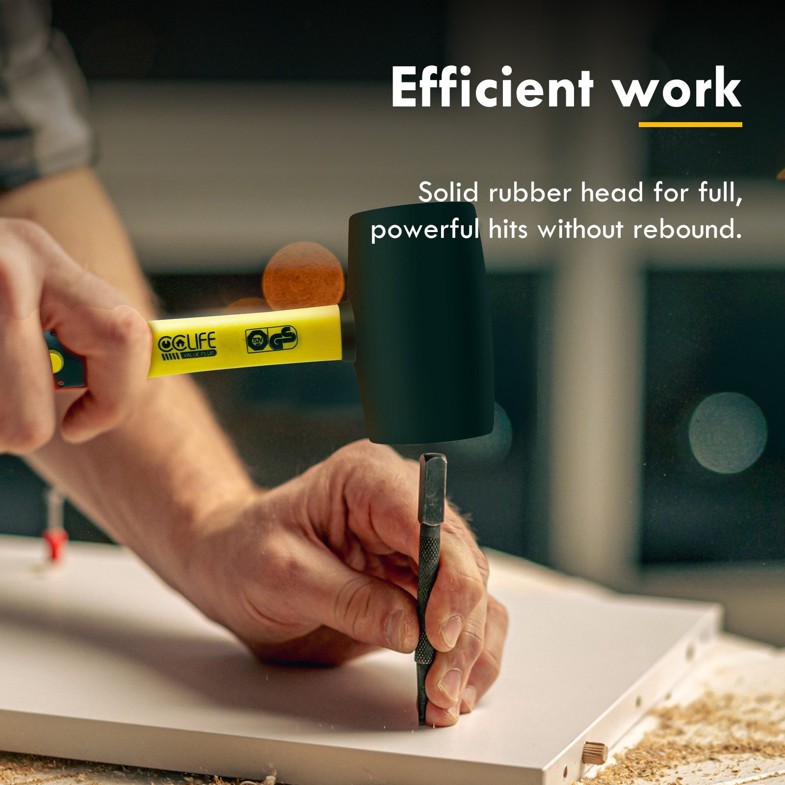 CCLIFE Gummihammer Gummihammer Zertifiziert durch TÜV und GS Verschiedene Modelle