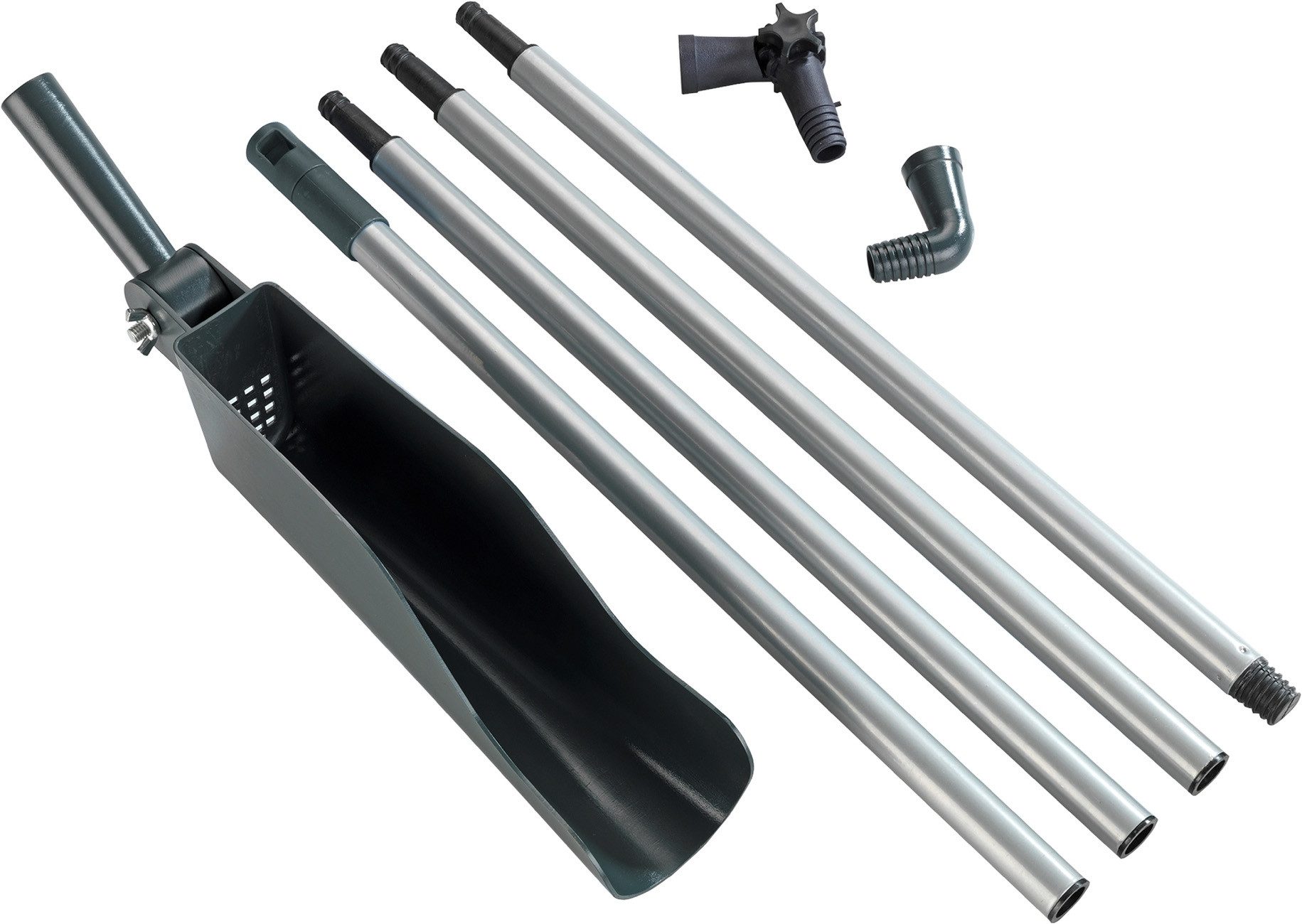 Maximex Dachrinnenreiniger Dachrinnenschaufel Modell Maxi, mit Teleskopstiel, Reinigen ohne Leiter