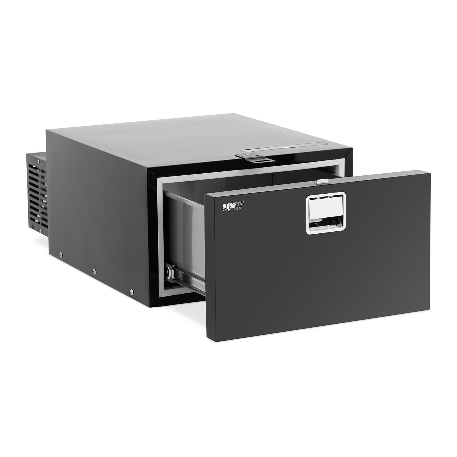 MSW Elektrische Kühlbox Auto-Kühlschrank/gefrierschrank - mit Schublade -  12/24 V - 35 L