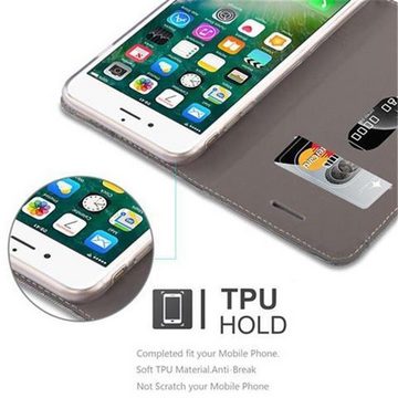 Cadorabo Handyhülle Apple iPhone 7 PLUS / 7S PLUS / 8 PLUS Apple iPhone 7 PLUS / 7S PLUS / 8 PLUS, Klappbare Handy Schutzhülle - Hülle - mit Standfunktion und Kartenfach
