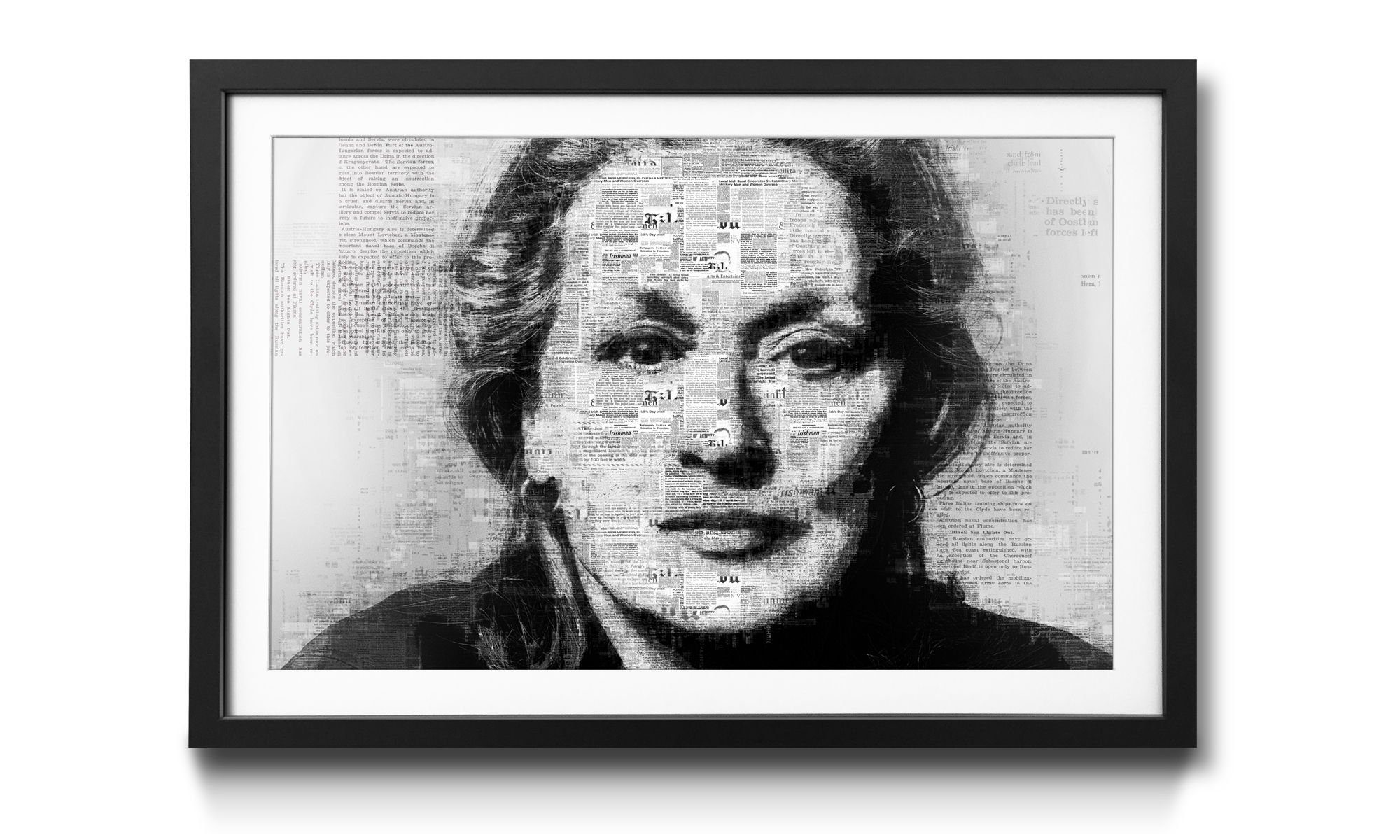 Wandbild, Rahmen Schauspieler, Meryl, erhältlich in Größen 4 WandbilderXXL mit Bild