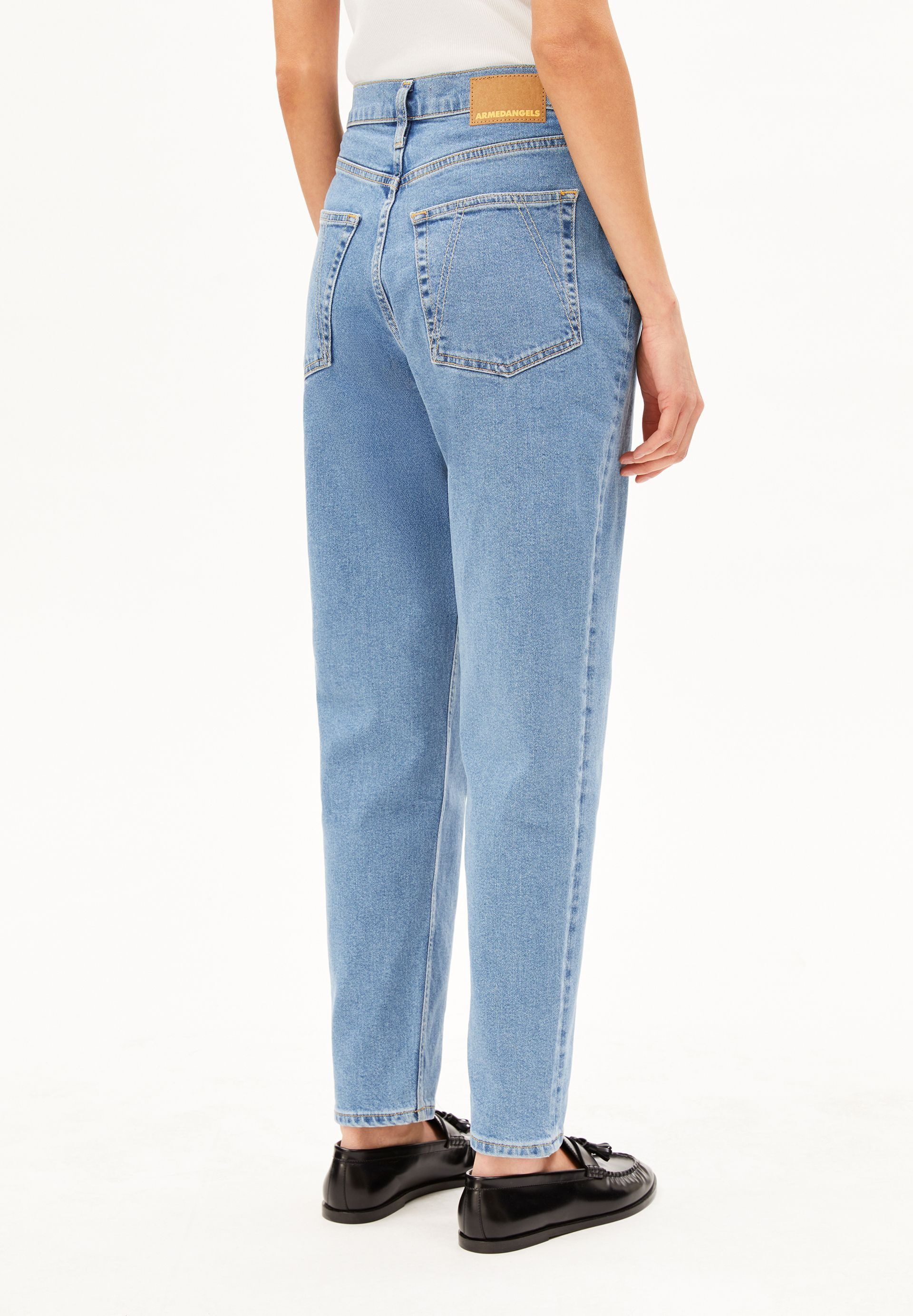 Armedangels Mom-Jeans MAIRAA Mom Jeans recycelter Baumwoll Mix (Comfort-Stretch) High waist – Bild 4 von 5
