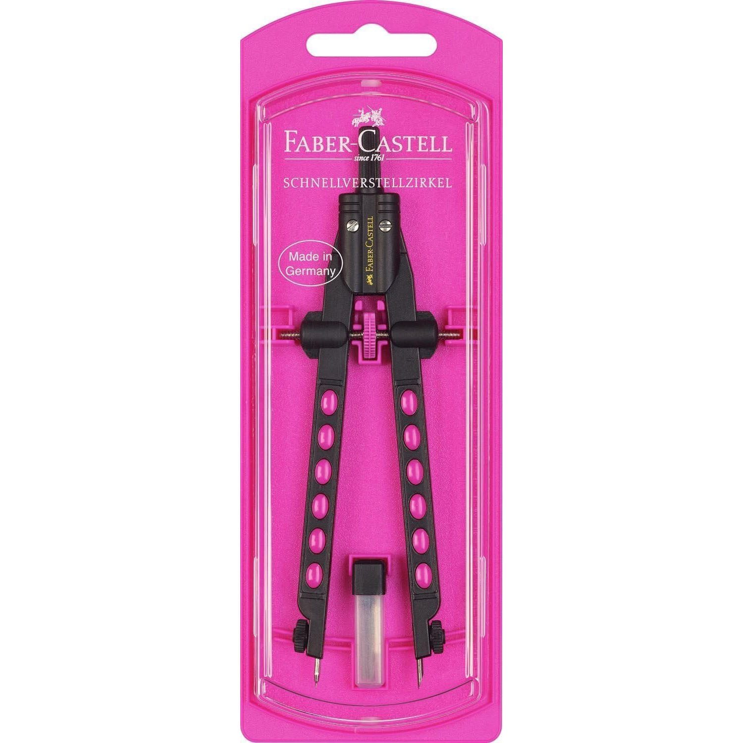 Faber-Castell Zirkel Faber Castell Schnellverstellzirkel neon PINK