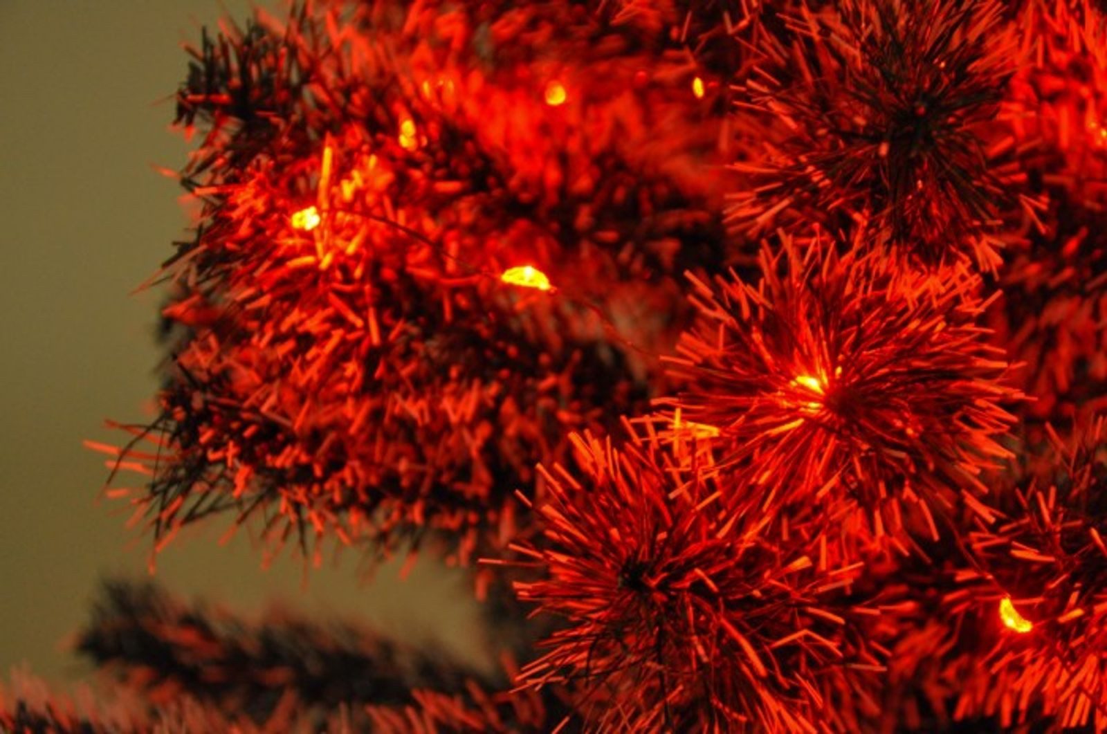 BURI Lichterkette 20er LED Lichterkette Rot Weihnachtsbeleuchtung Partylicht Deko