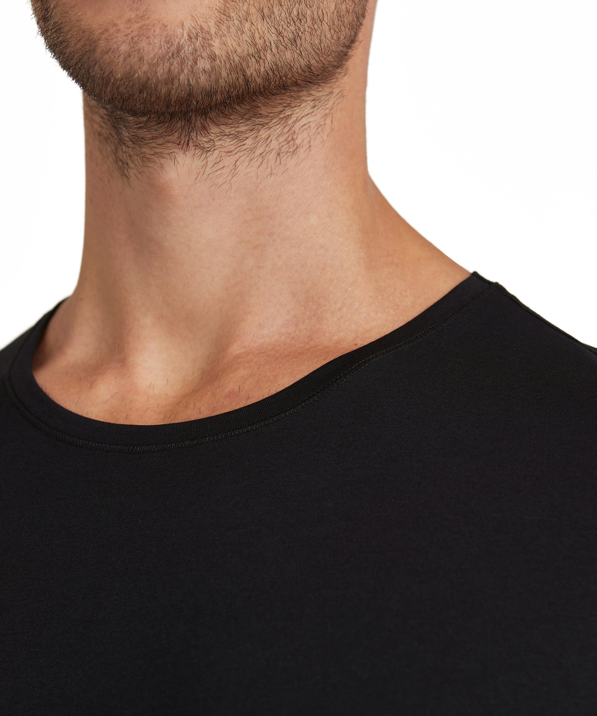 jeden Unterziehshirt FALKE Natürlicher Komfort Tag für (3000) black