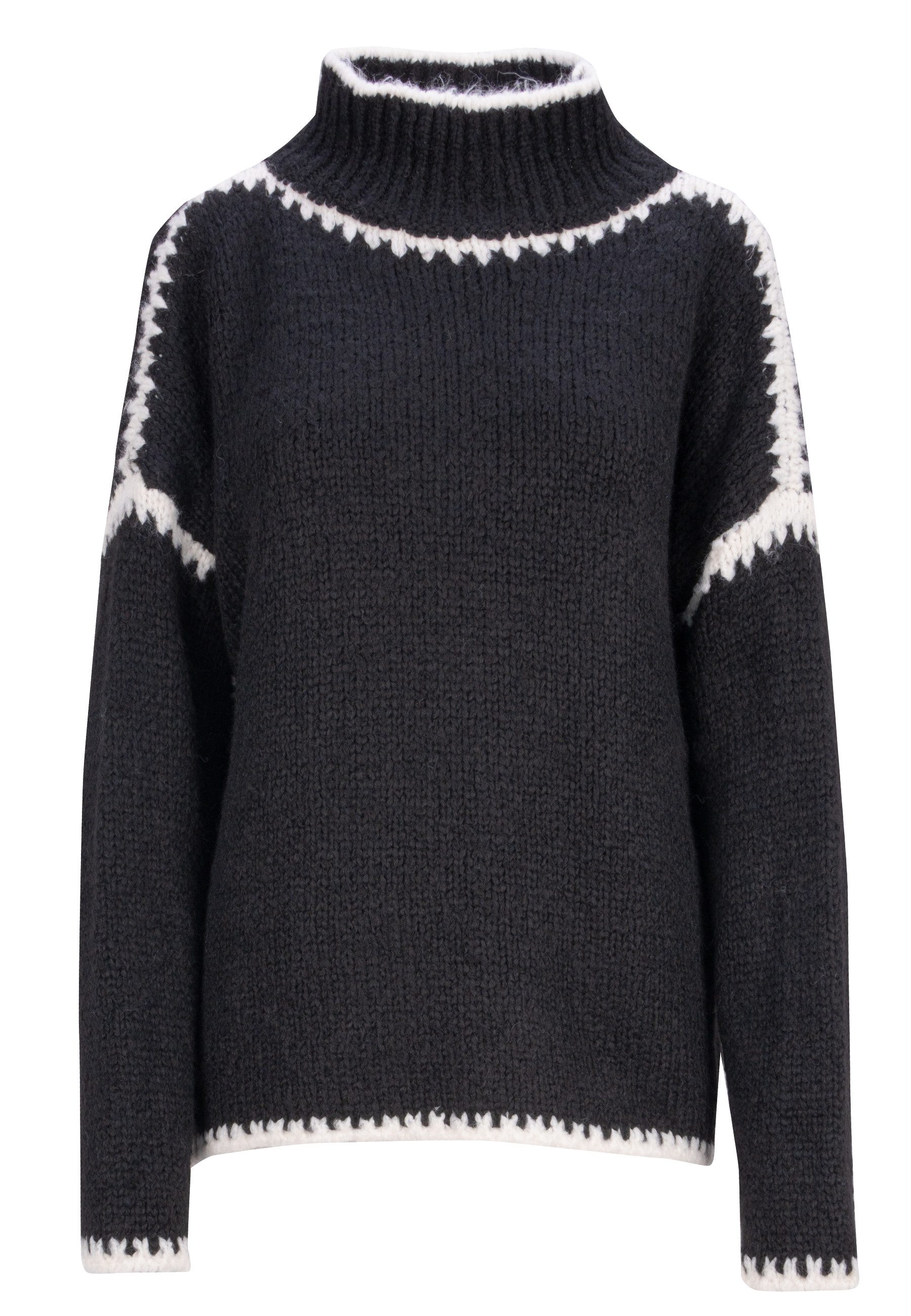 Seasons of April V-Ausschnitt-Pullover JOLIE Damen Strickpullover mit Stehk günstig online kaufen