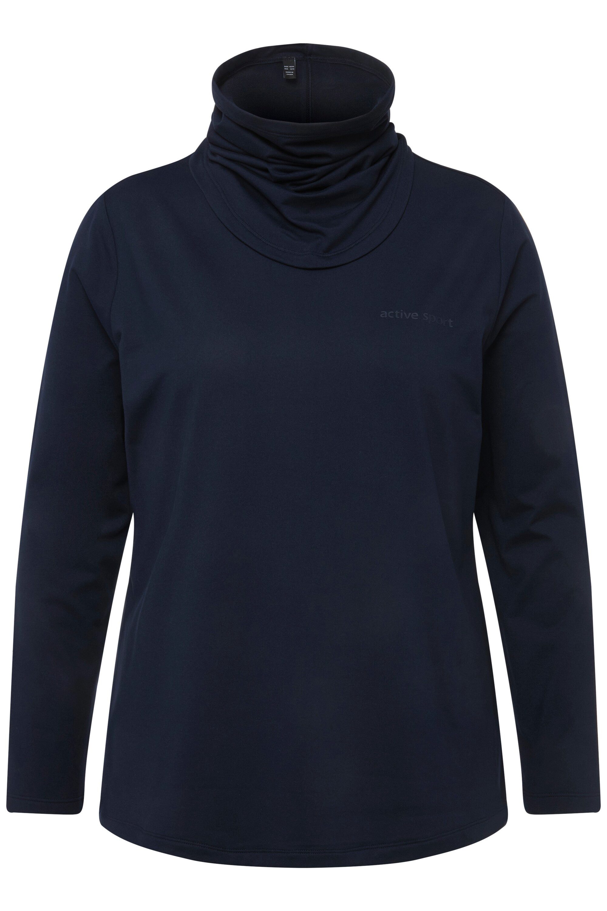 Ulla Popken Longsleeve Ski-Funktionsshirt schnelltrocknend Loop Langarm günstig online kaufen