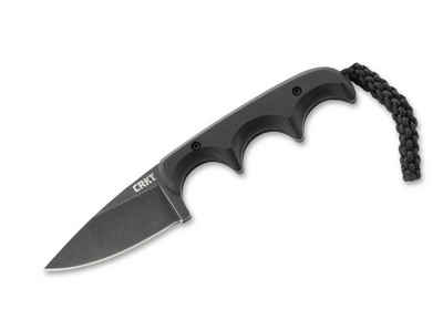 CRKT Universalmesser CRKT Minimalist Drop Point, Neck-Knife mit G10 Griff, (1 St), Scheide inklusive, Edelstahlklinge, Neckknife