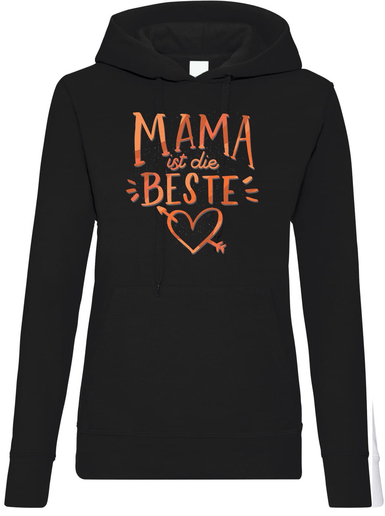 Youth Designz Kapuzenpullover Mama Ist Die Beste Damen Hoodie Pullover mit trendigem Frontprint
