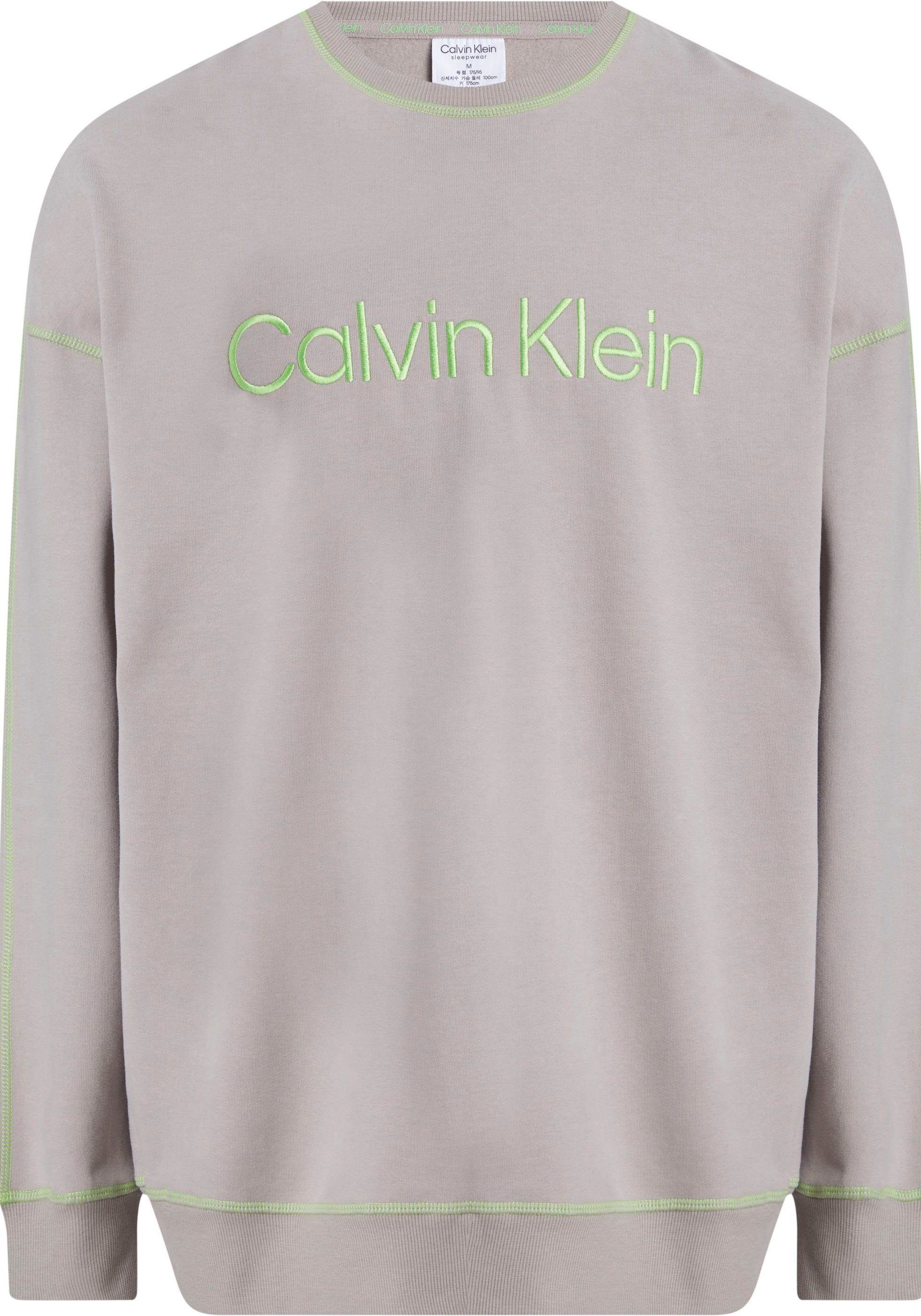 Calvin Klein Kontrastnähten Sweatshirt SWEATSHIRT Underwear mit L/S