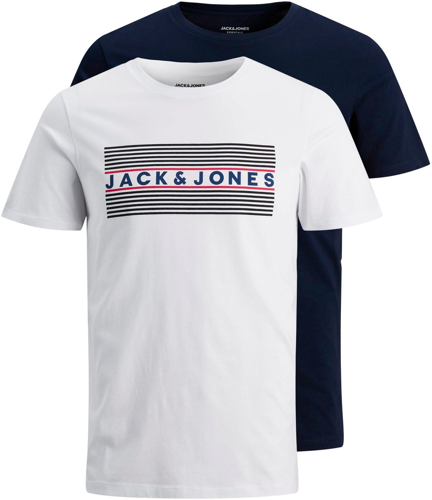 & Jones (2er-Pack) Junior Jack T-Shirt