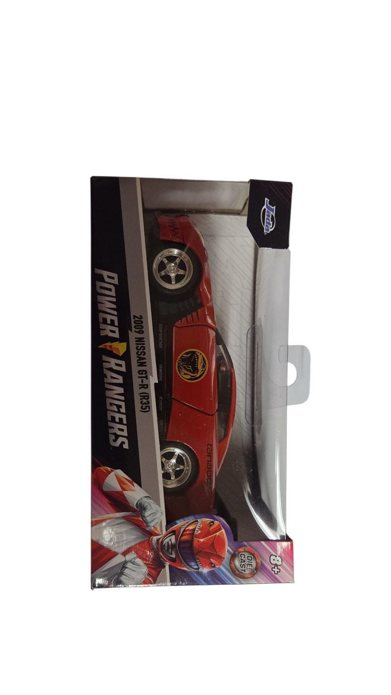 JADA Actionfigur 1:32 Power Rangers - Hollywood Rides - 2009 Nissan Gt-R Red Ranger