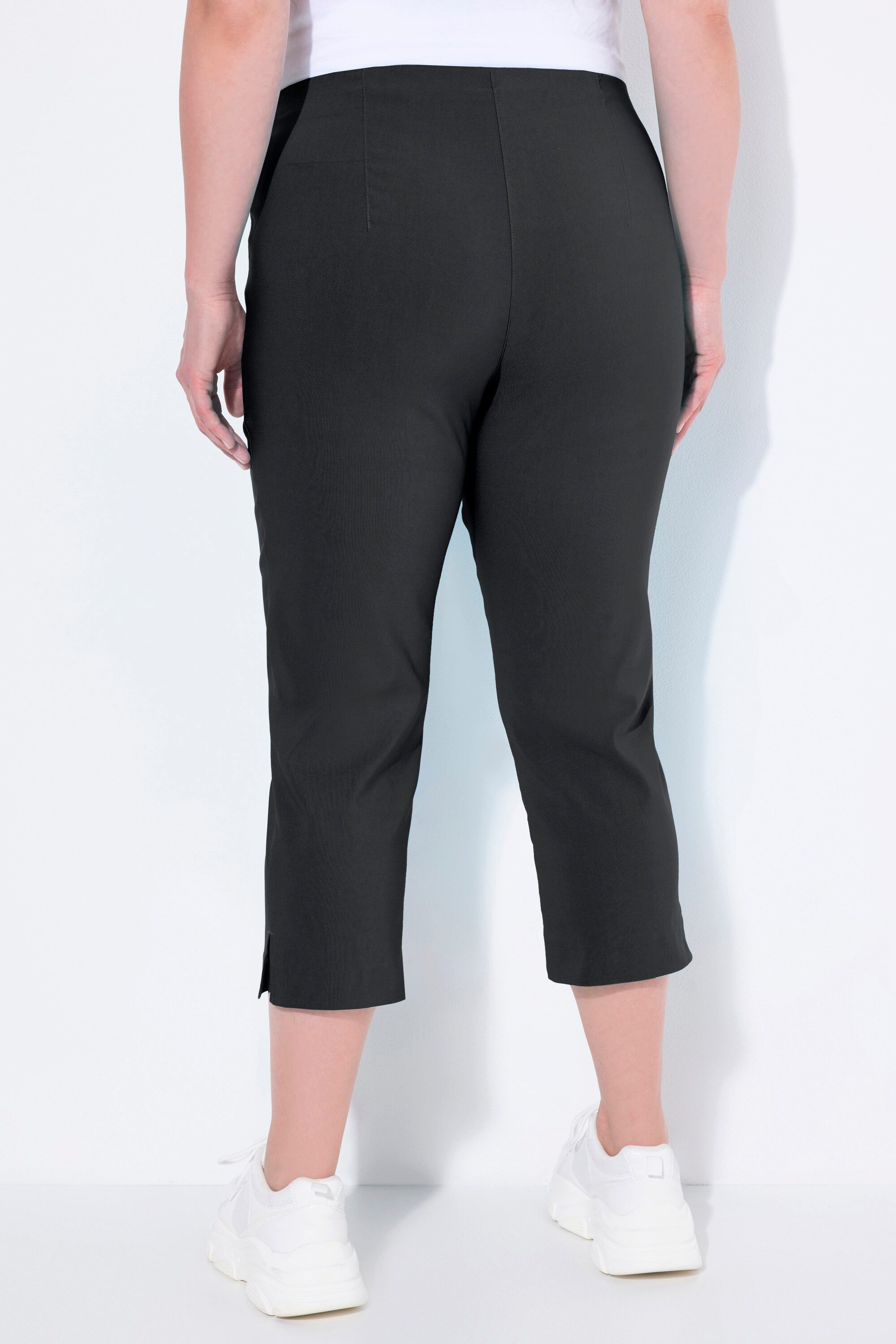 Ulla Popken Funktionshose Bengalinhose wadenlang Elastikbund Stretch